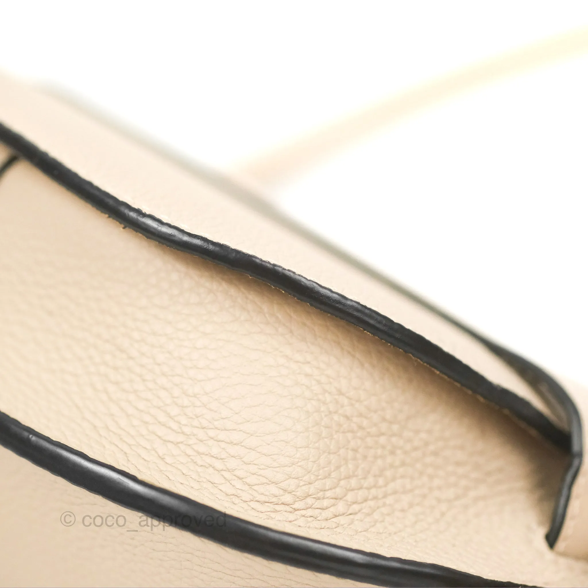 Loewe Mini Dual Gate Bag Sand Pebbled Grain Calfskin