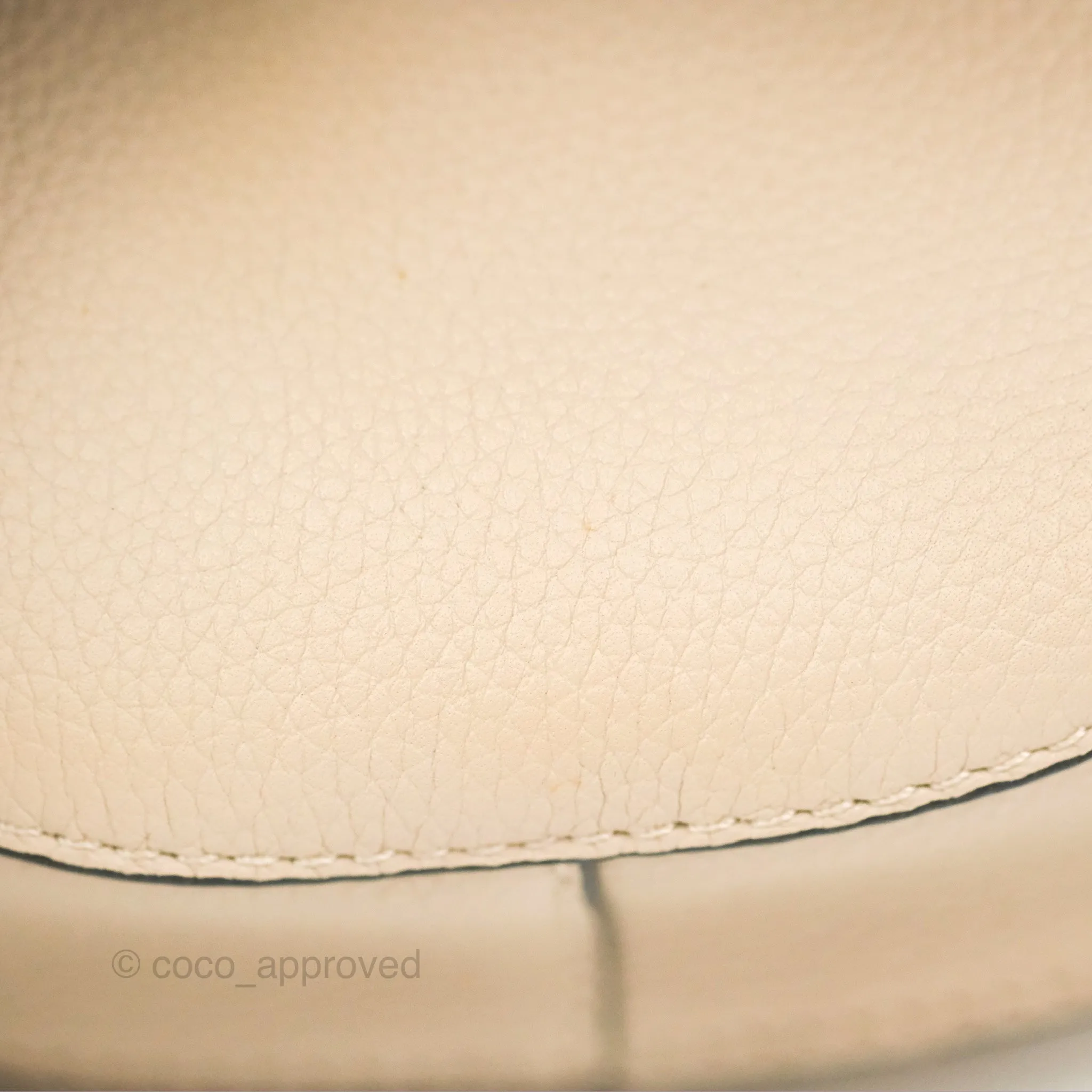 Loewe Mini Dual Gate Bag Sand Pebbled Grain Calfskin