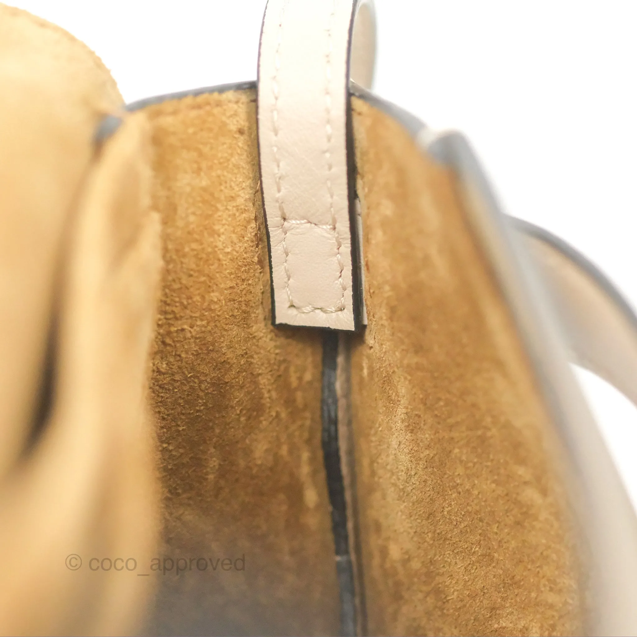 Loewe Mini Dual Gate Bag Sand Pebbled Grain Calfskin
