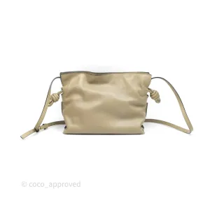Loewe Mini Flamenco Clutch in Nappa Calfskin Clay Green