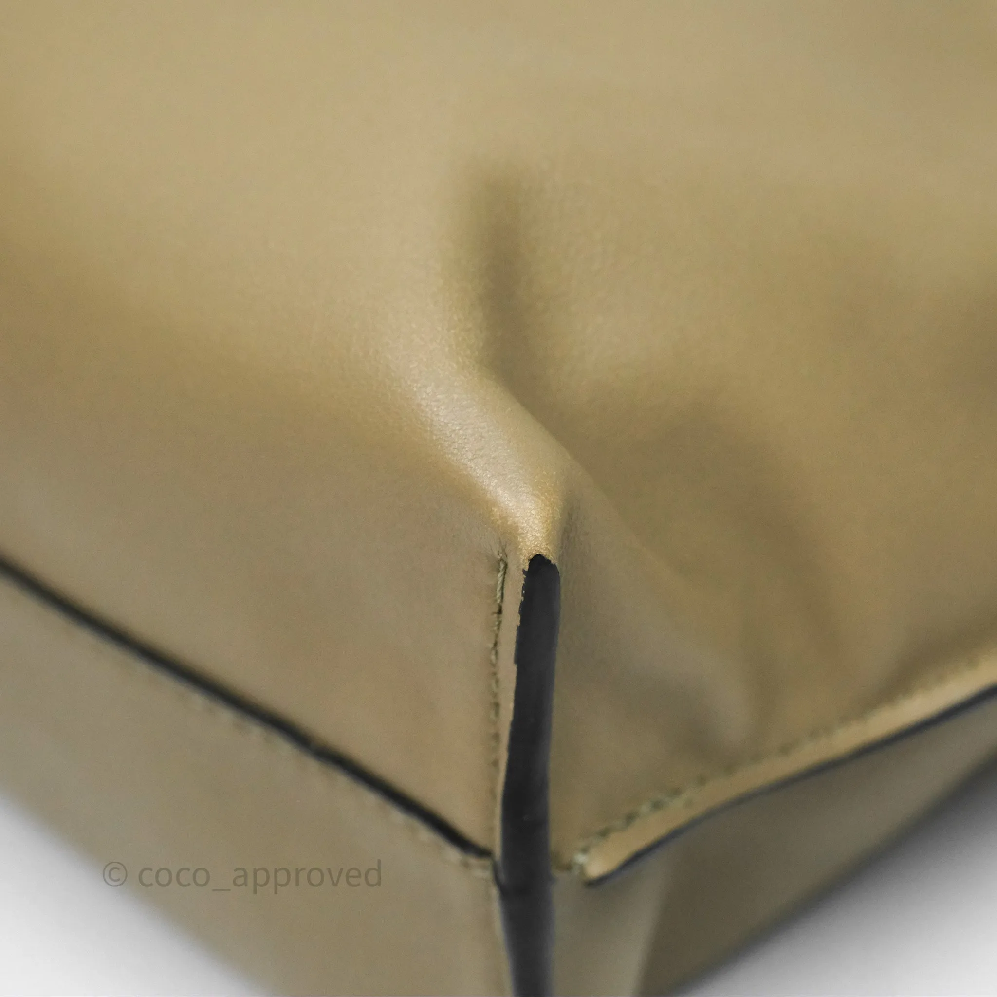 Loewe Mini Flamenco Clutch in Nappa Calfskin Clay Green
