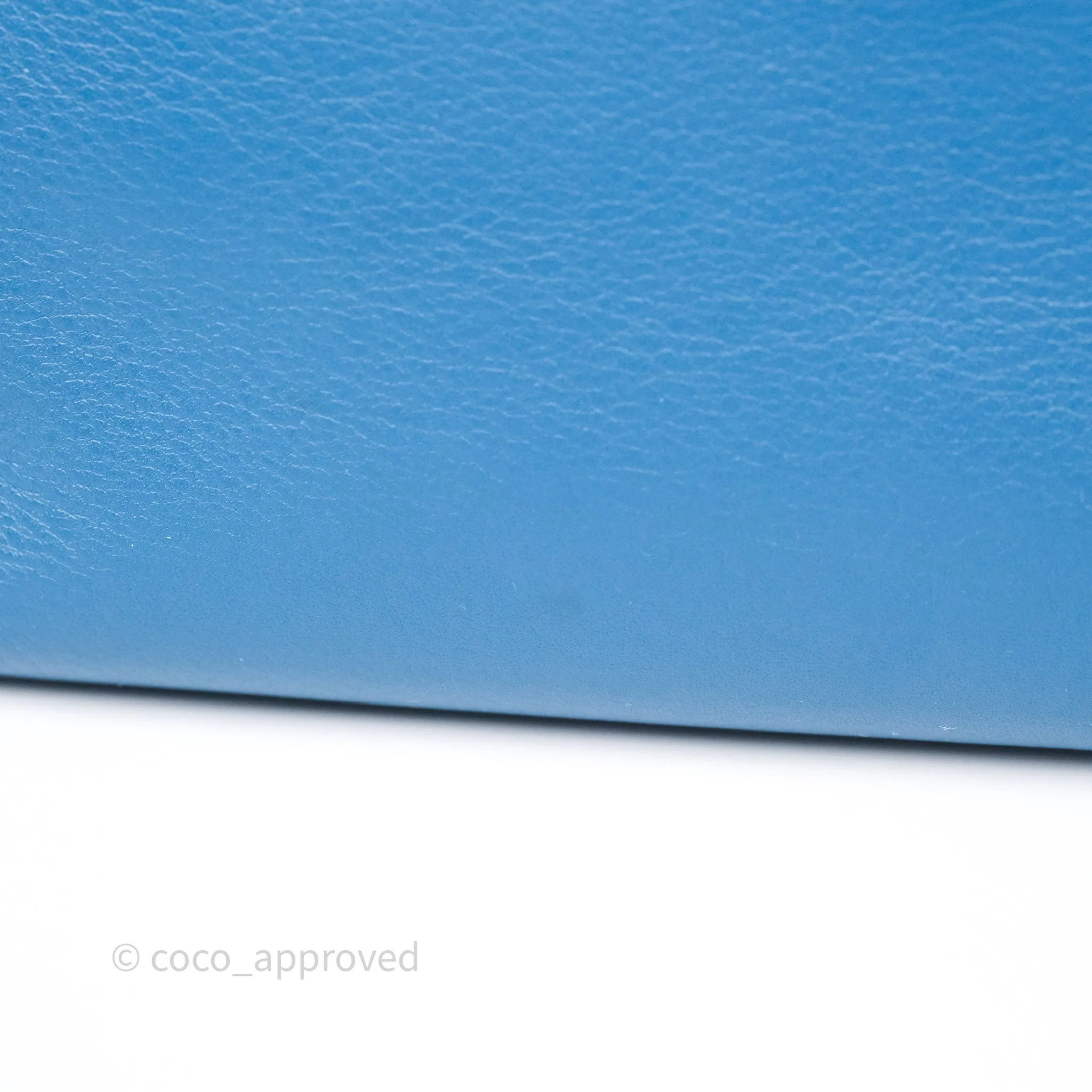 Loewe Mini Flamenco Clutch Nappa Calfskin Teal Blue
