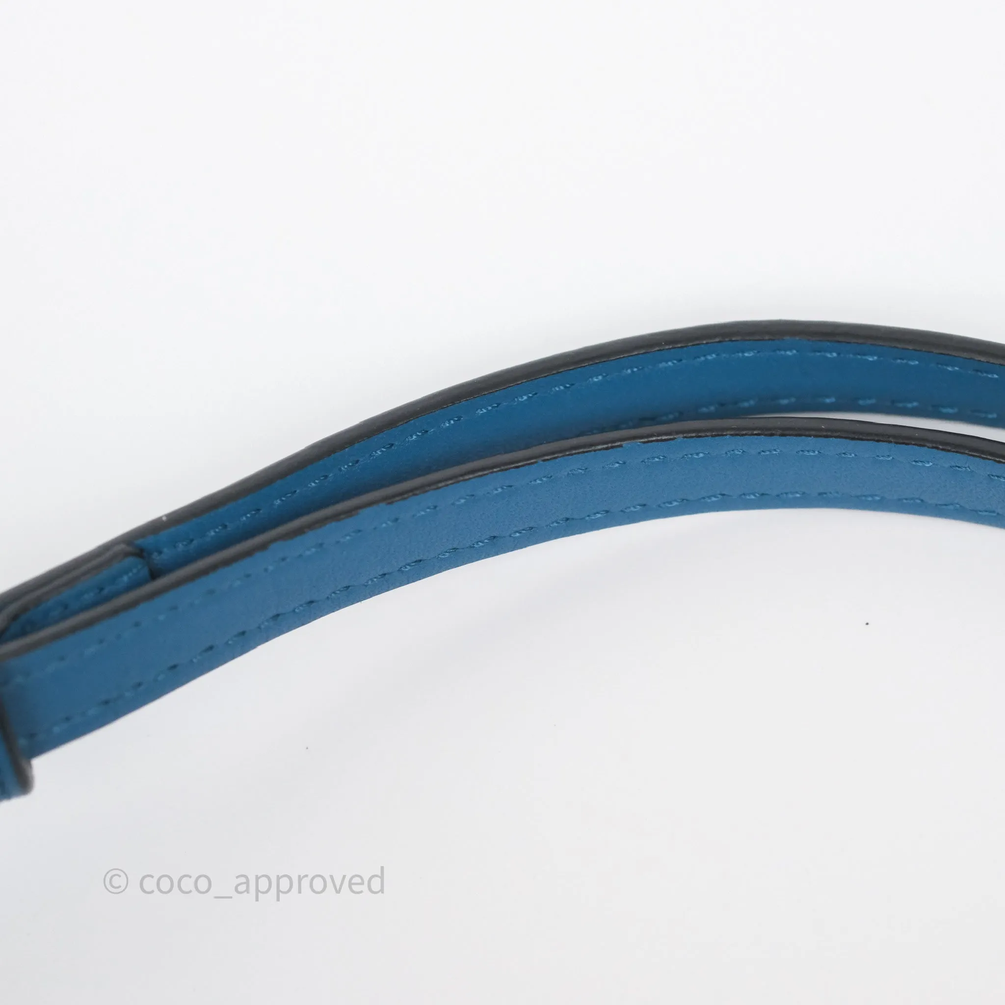 Loewe Mini Flamenco Clutch Nappa Calfskin Teal Blue
