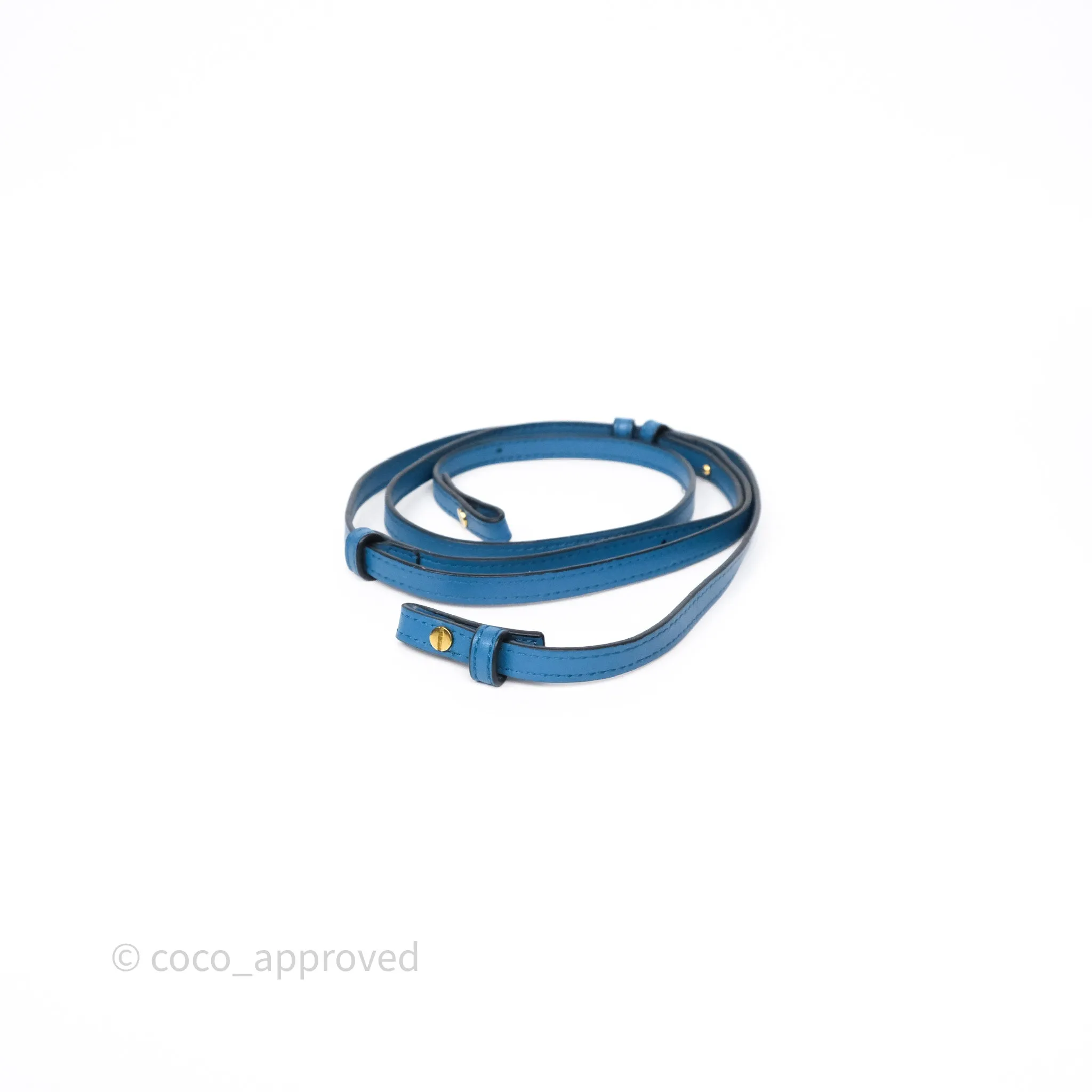 Loewe Mini Flamenco Clutch Nappa Calfskin Teal Blue