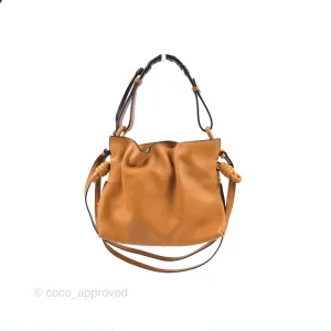 Loewe Mini Flamenco Clutch Warm Desert Nappa Calfskin with Braided Short Strap