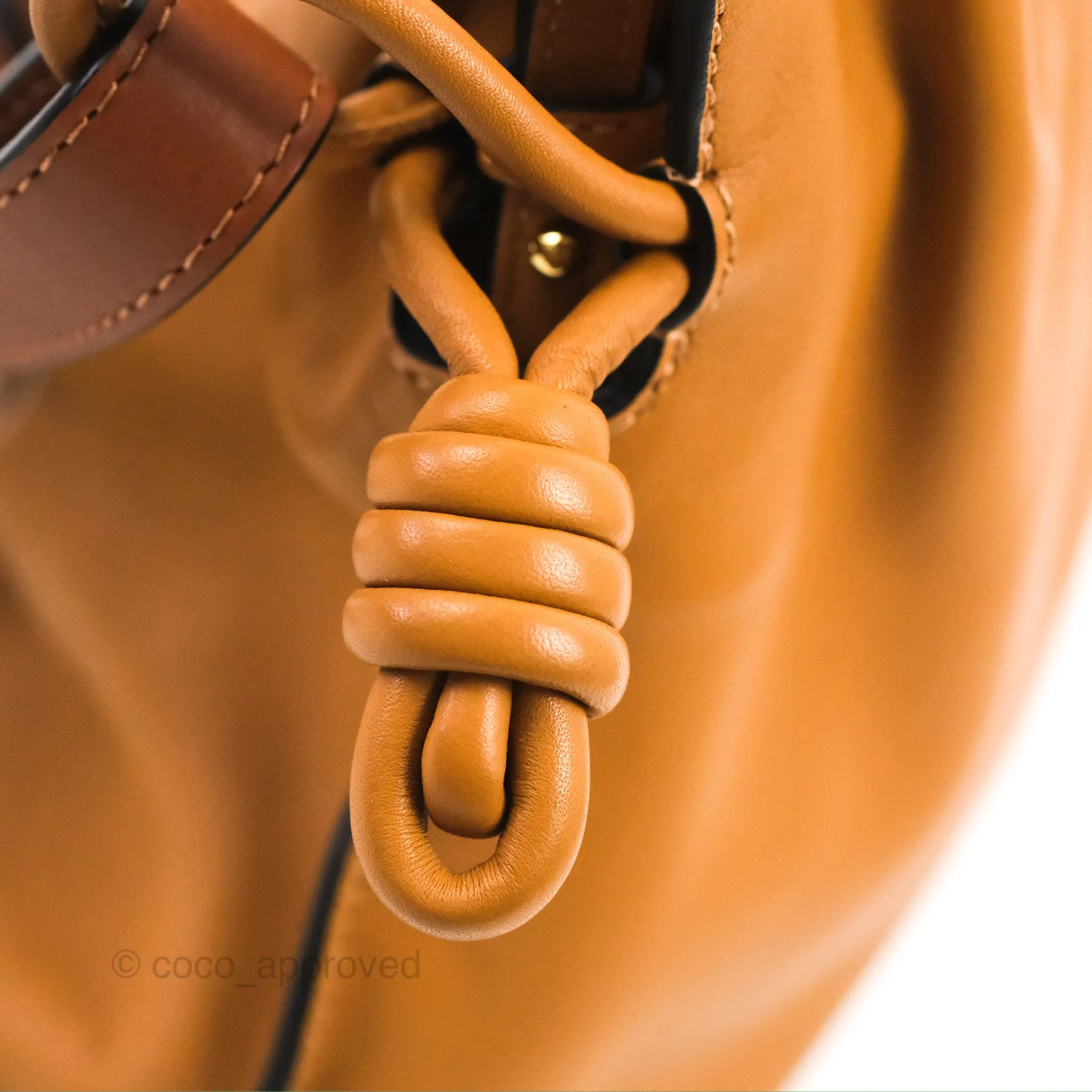 Loewe Mini Flamenco Clutch Warm Desert Nappa Calfskin with Braided Short Strap