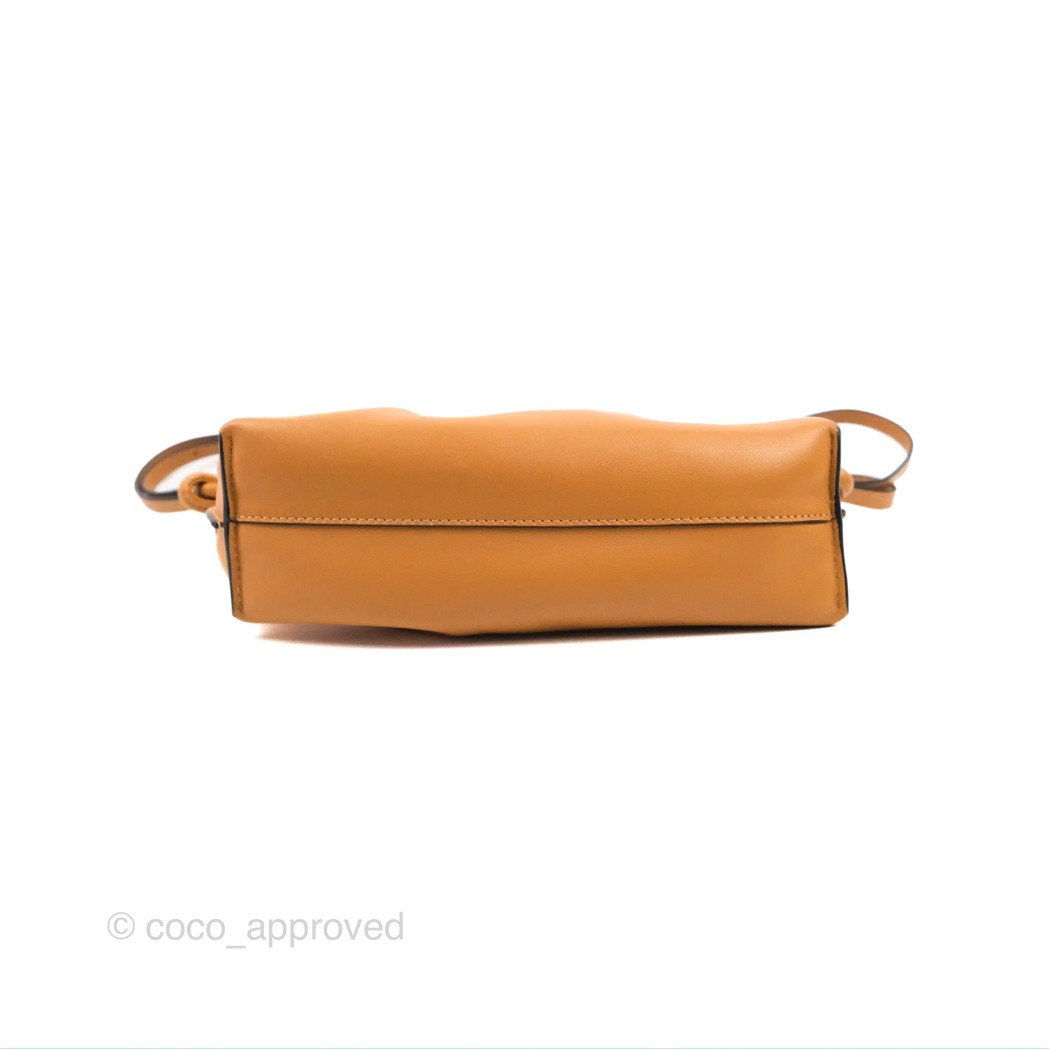 Loewe Mini Flamenco Clutch Warm Desert Nappa Calfskin with Braided Short Strap
