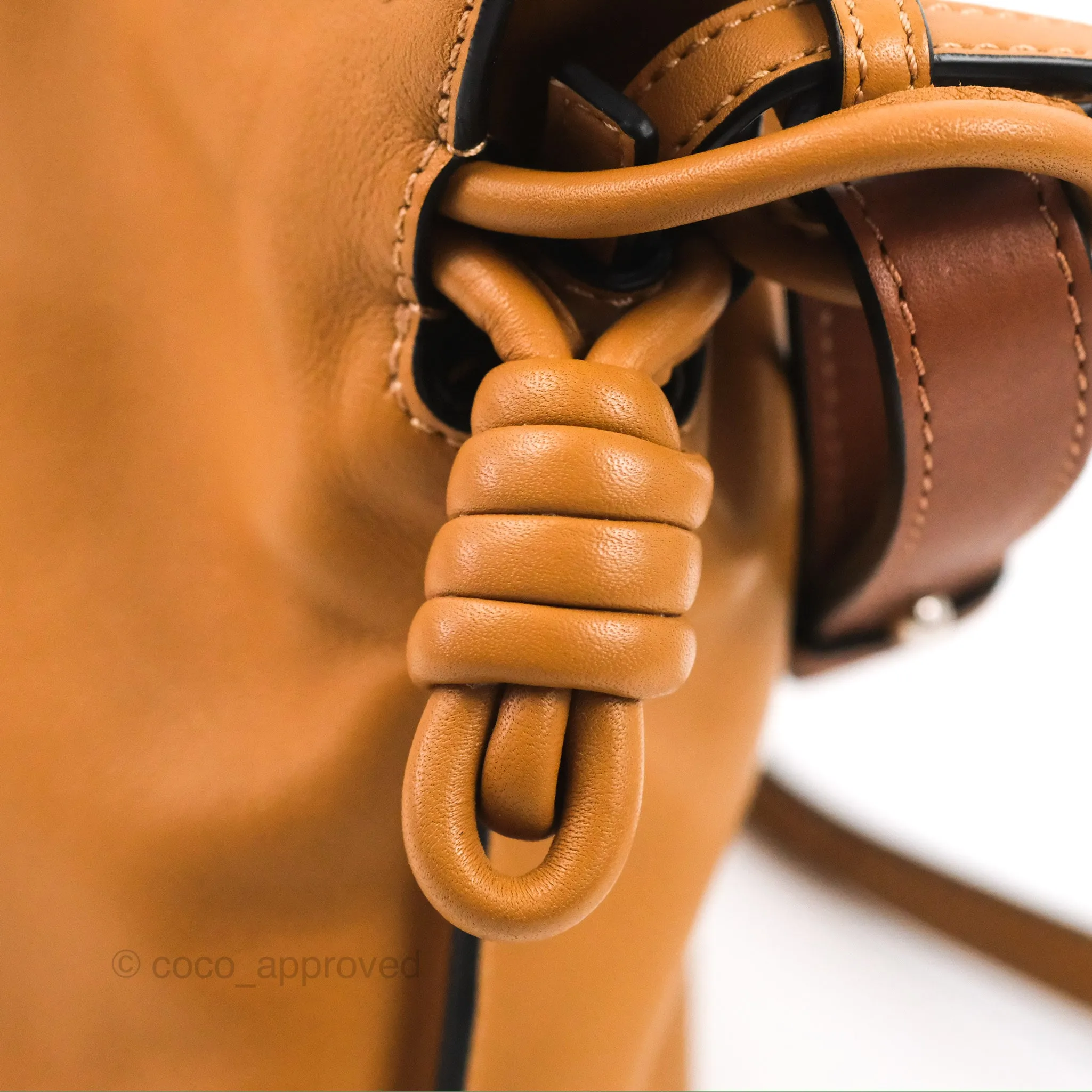 Loewe Mini Flamenco Clutch Warm Desert Nappa Calfskin with Braided Short Strap
