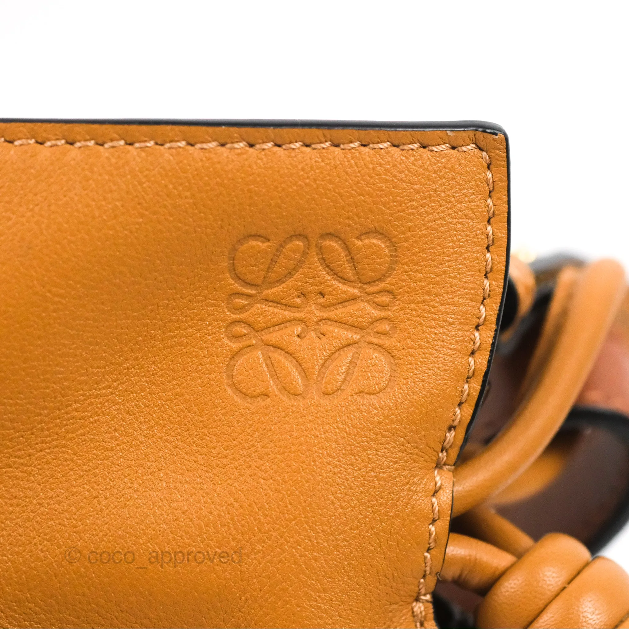 Loewe Mini Flamenco Clutch Warm Desert Nappa Calfskin with Braided Short Strap