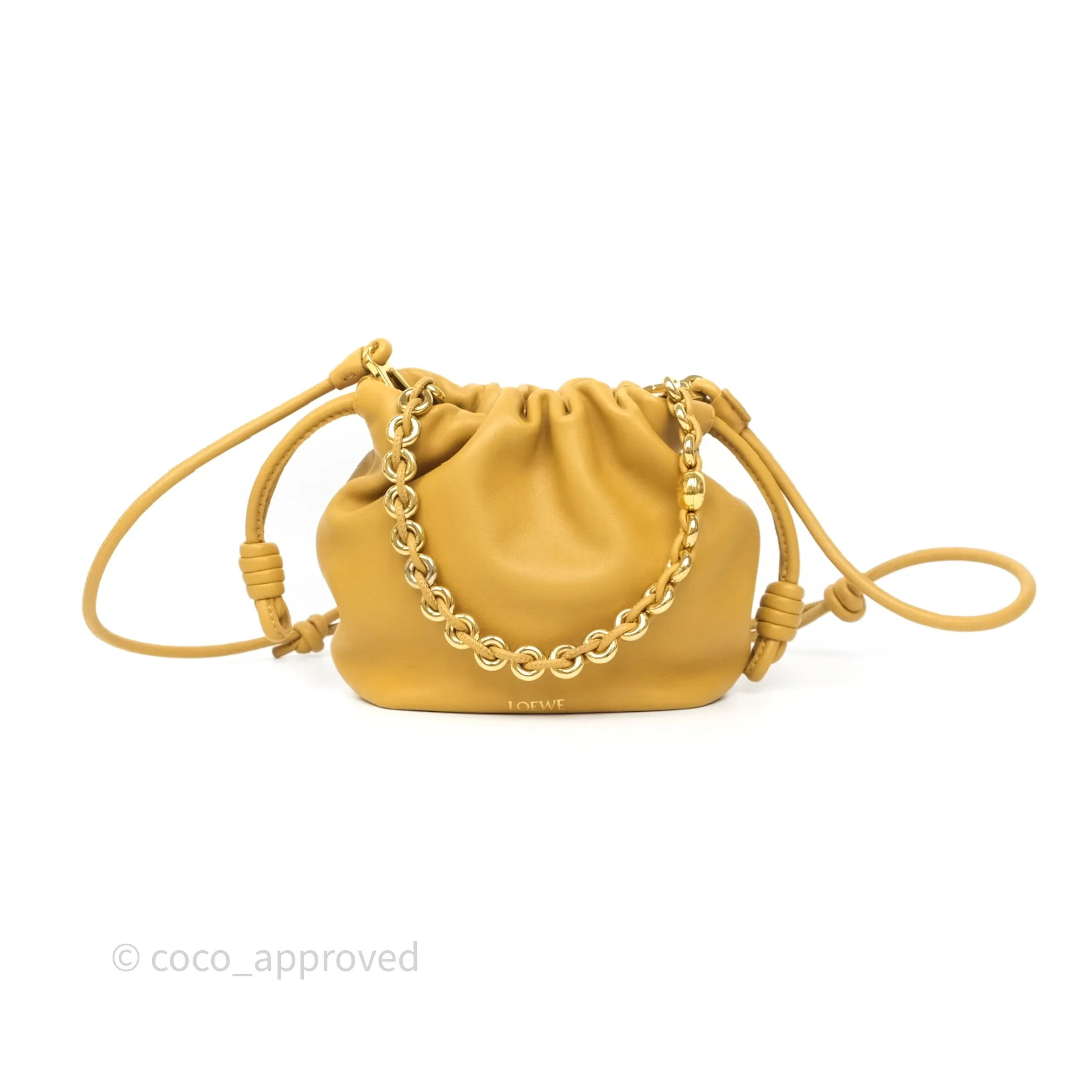 Loewe Mini Flamenco Purse Sahara Lambskin