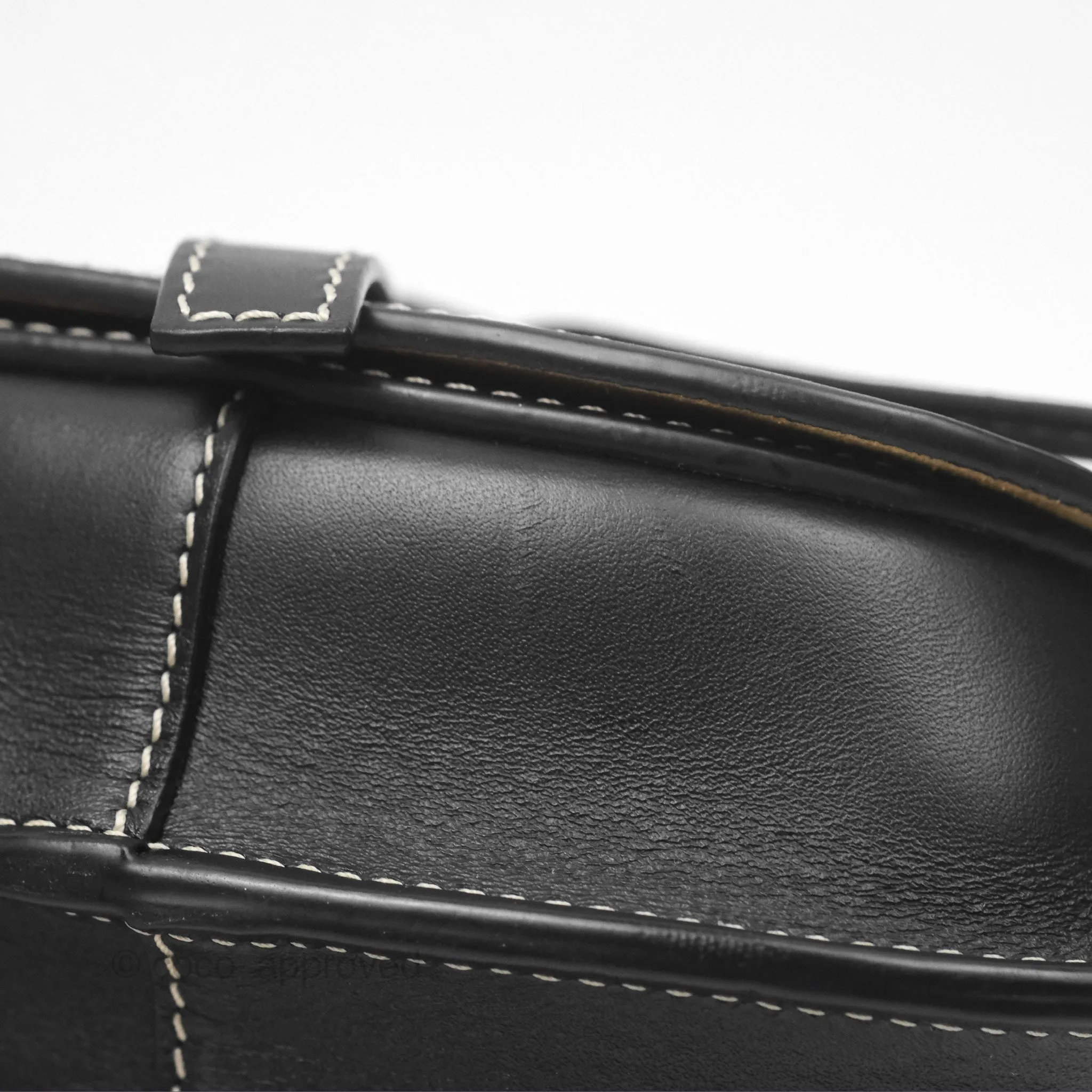 Loewe Mini Gate Belt Bag in Soft Calfskin Black