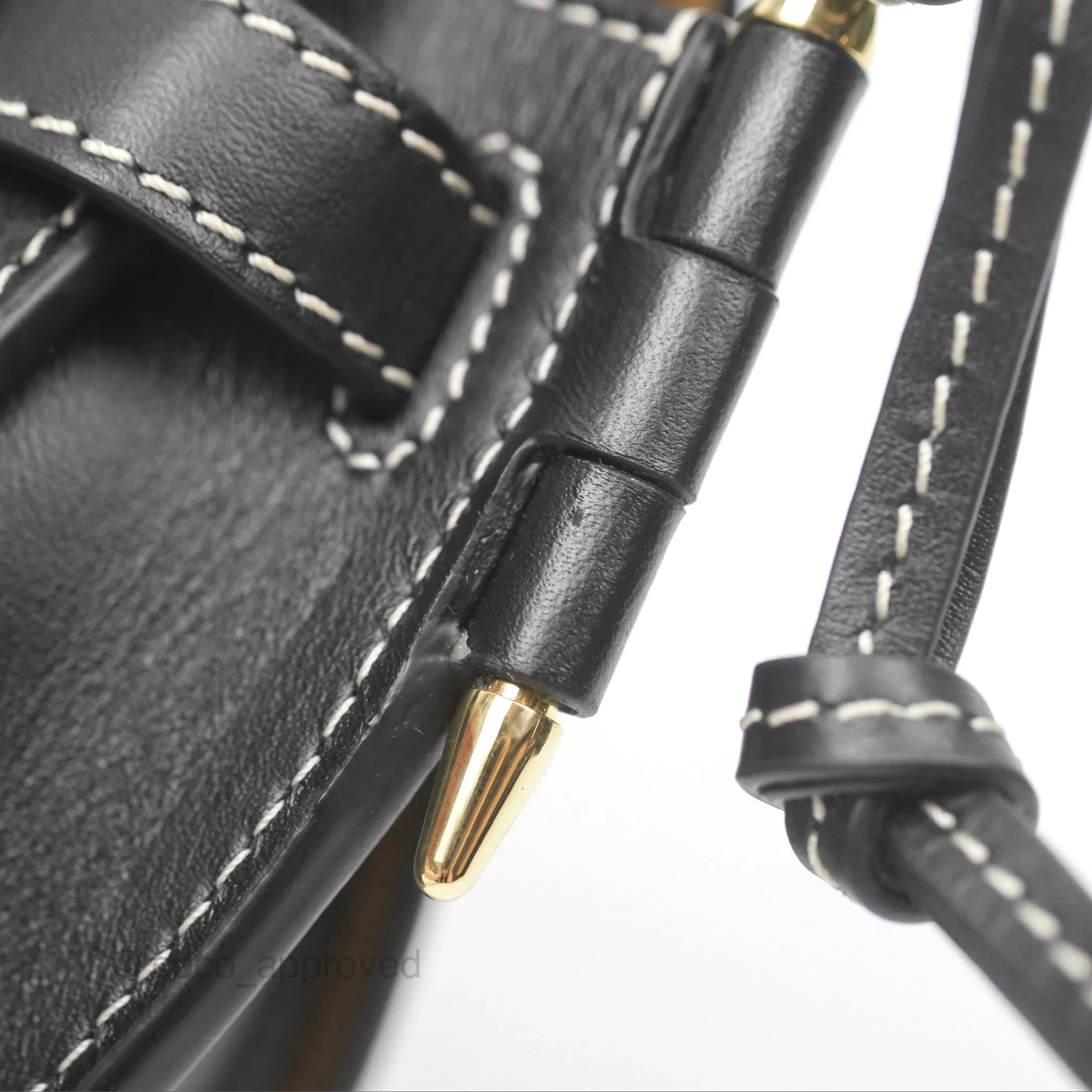 Loewe Mini Gate Belt Bag in Soft Calfskin Black