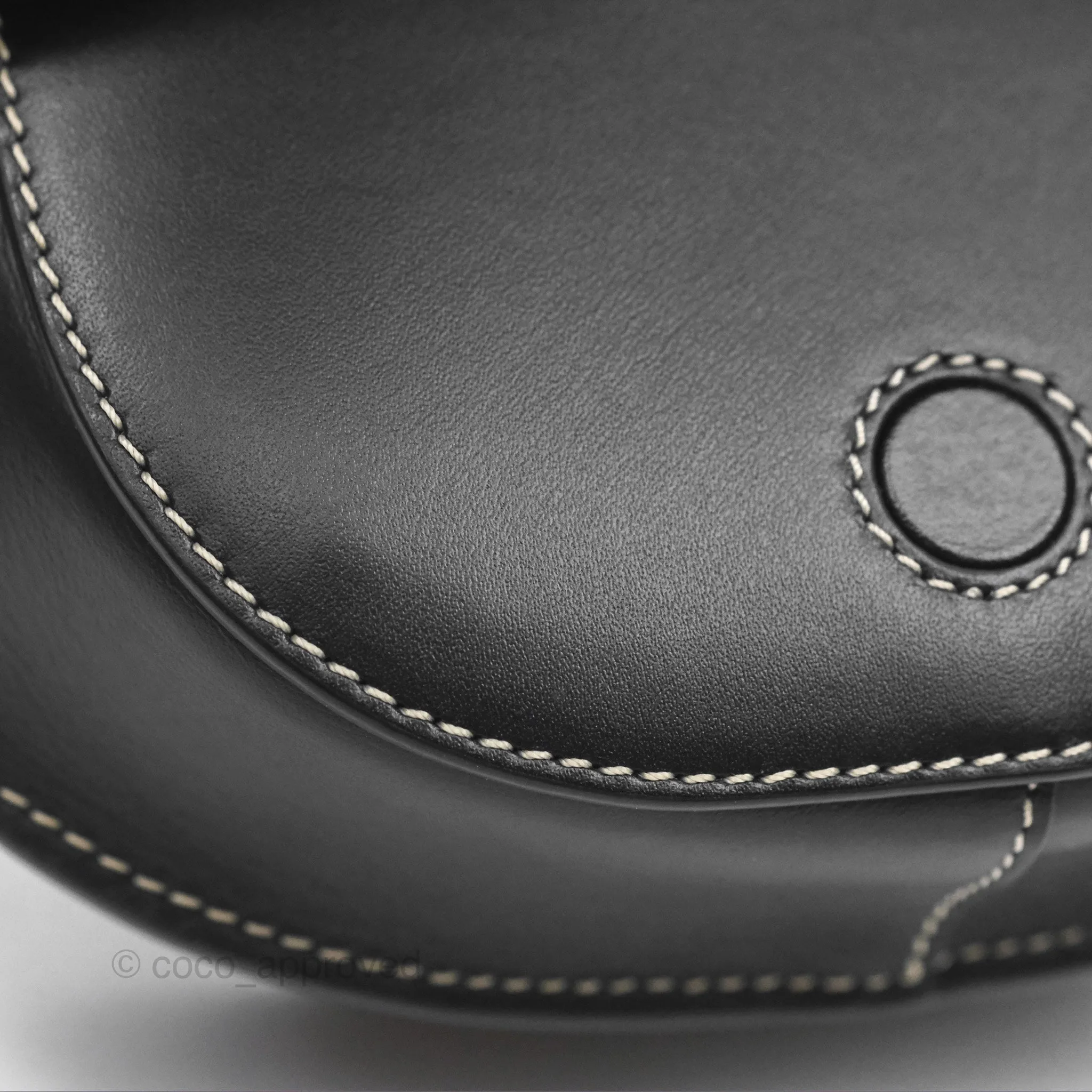 Loewe Mini Gate Belt Bag in Soft Calfskin Black