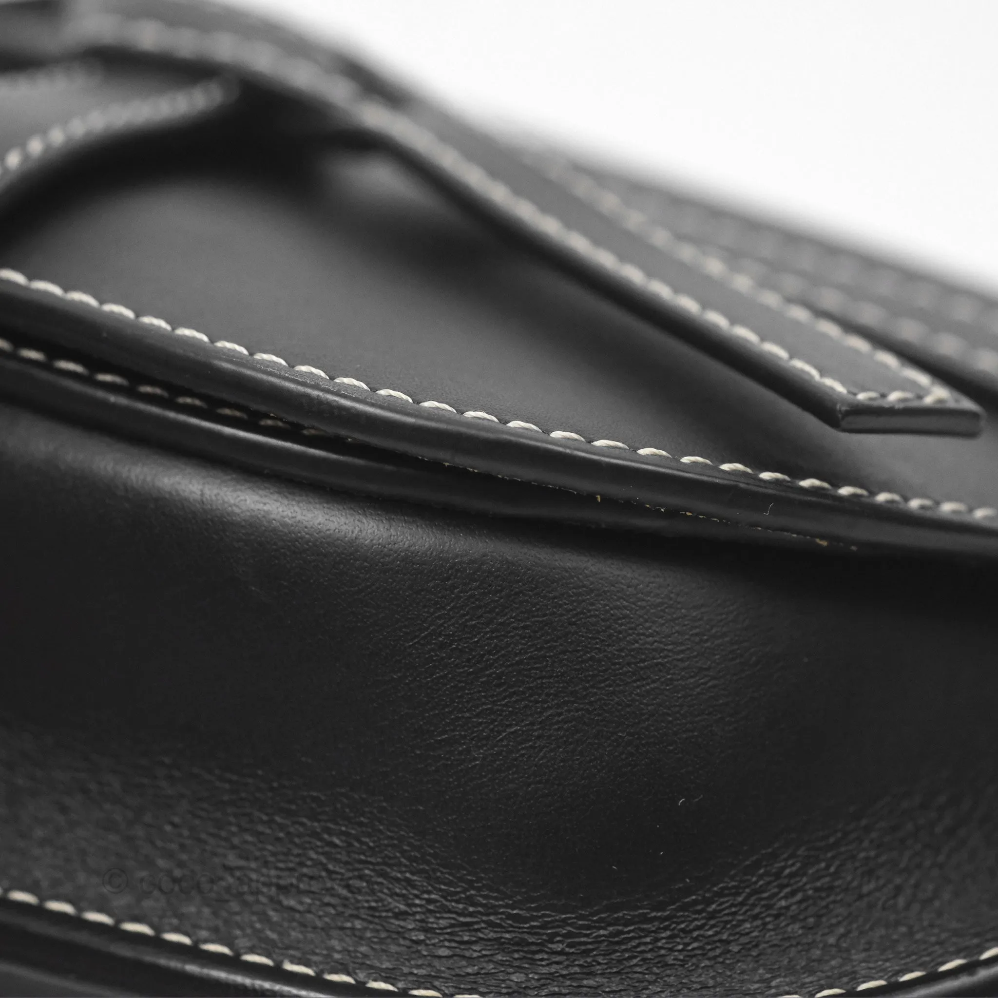 Loewe Mini Gate Belt Bag in Soft Calfskin Black