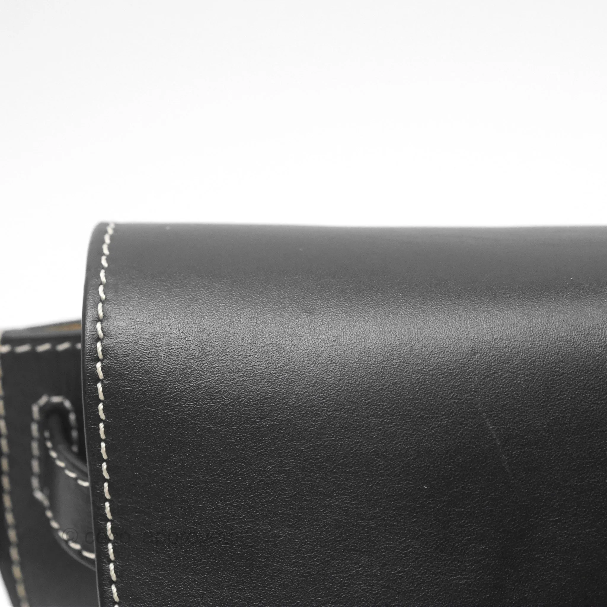 Loewe Mini Gate Belt Bag in Soft Calfskin Black