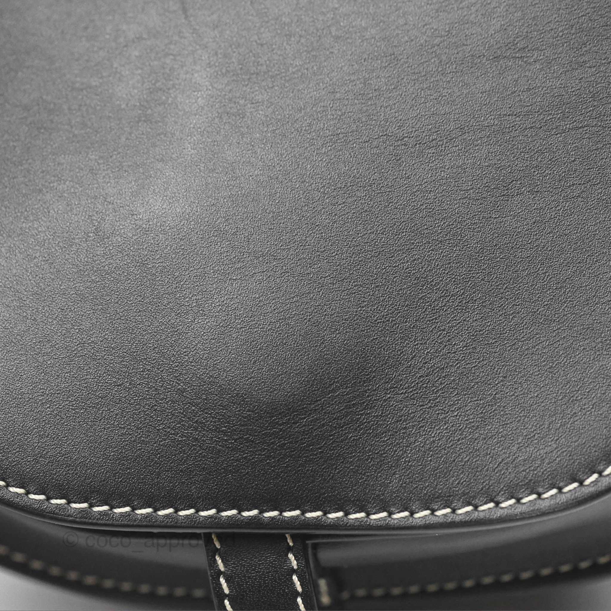 Loewe Mini Gate Belt Bag in Soft Calfskin Black
