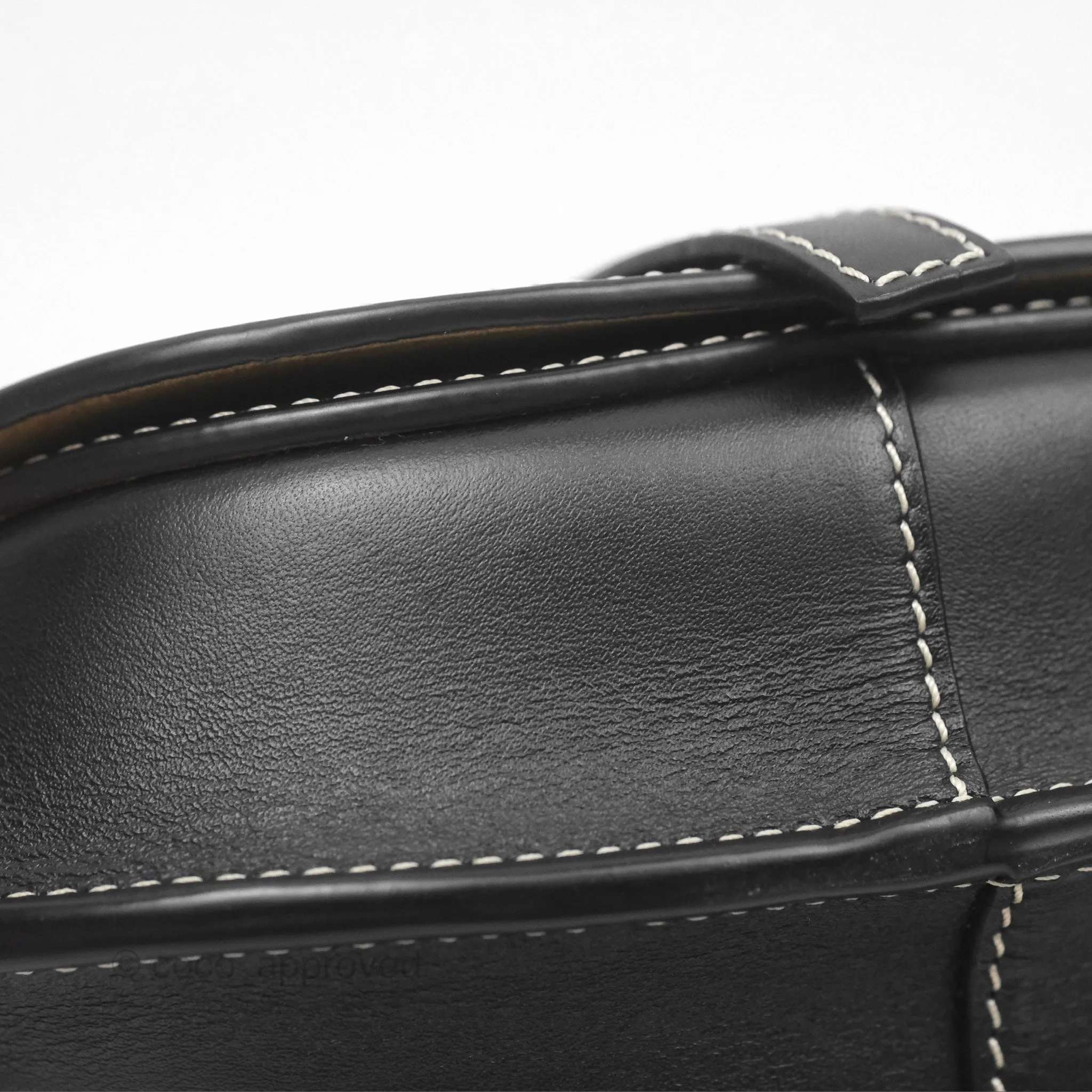 Loewe Mini Gate Belt Bag in Soft Calfskin Black