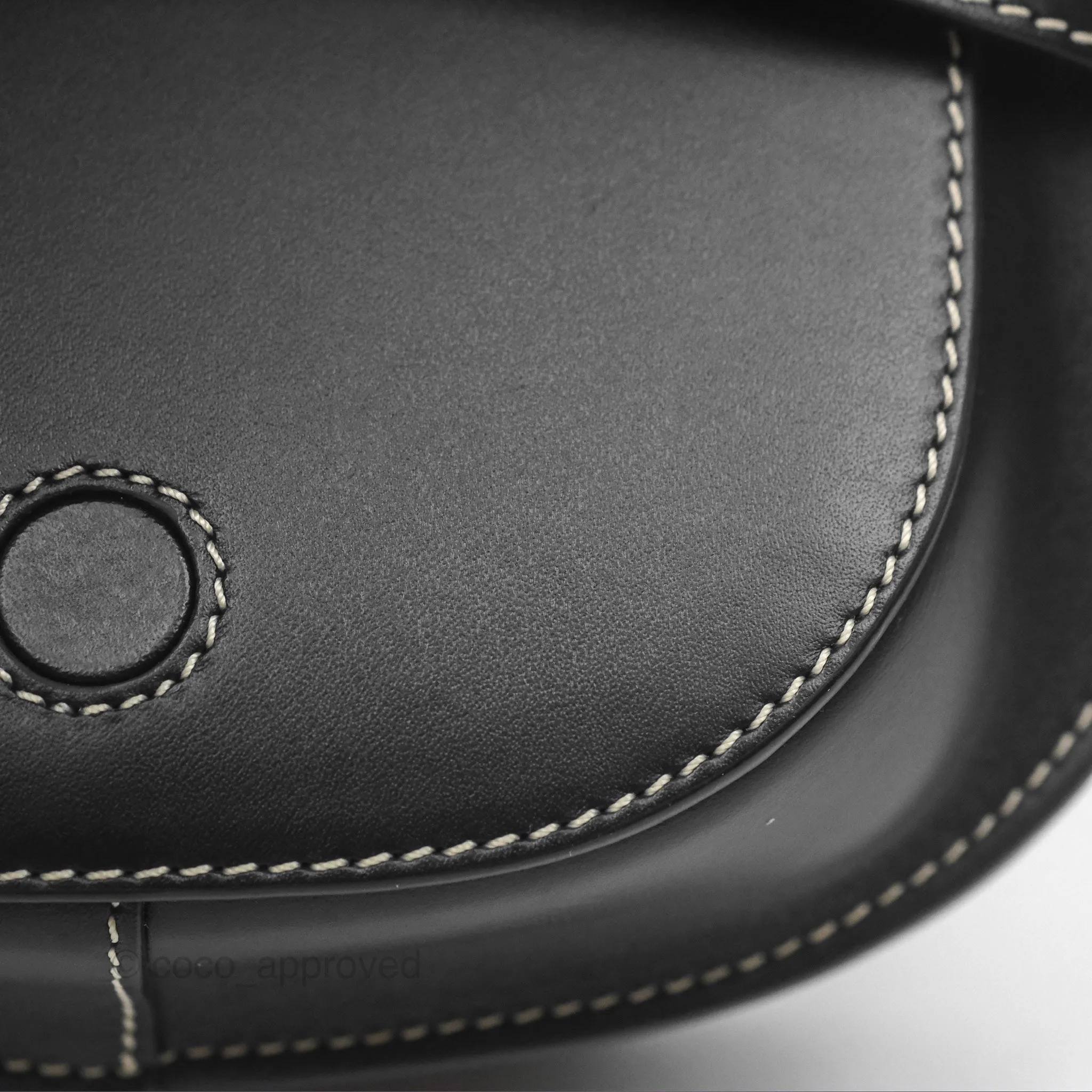 Loewe Mini Gate Belt Bag in Soft Calfskin Black