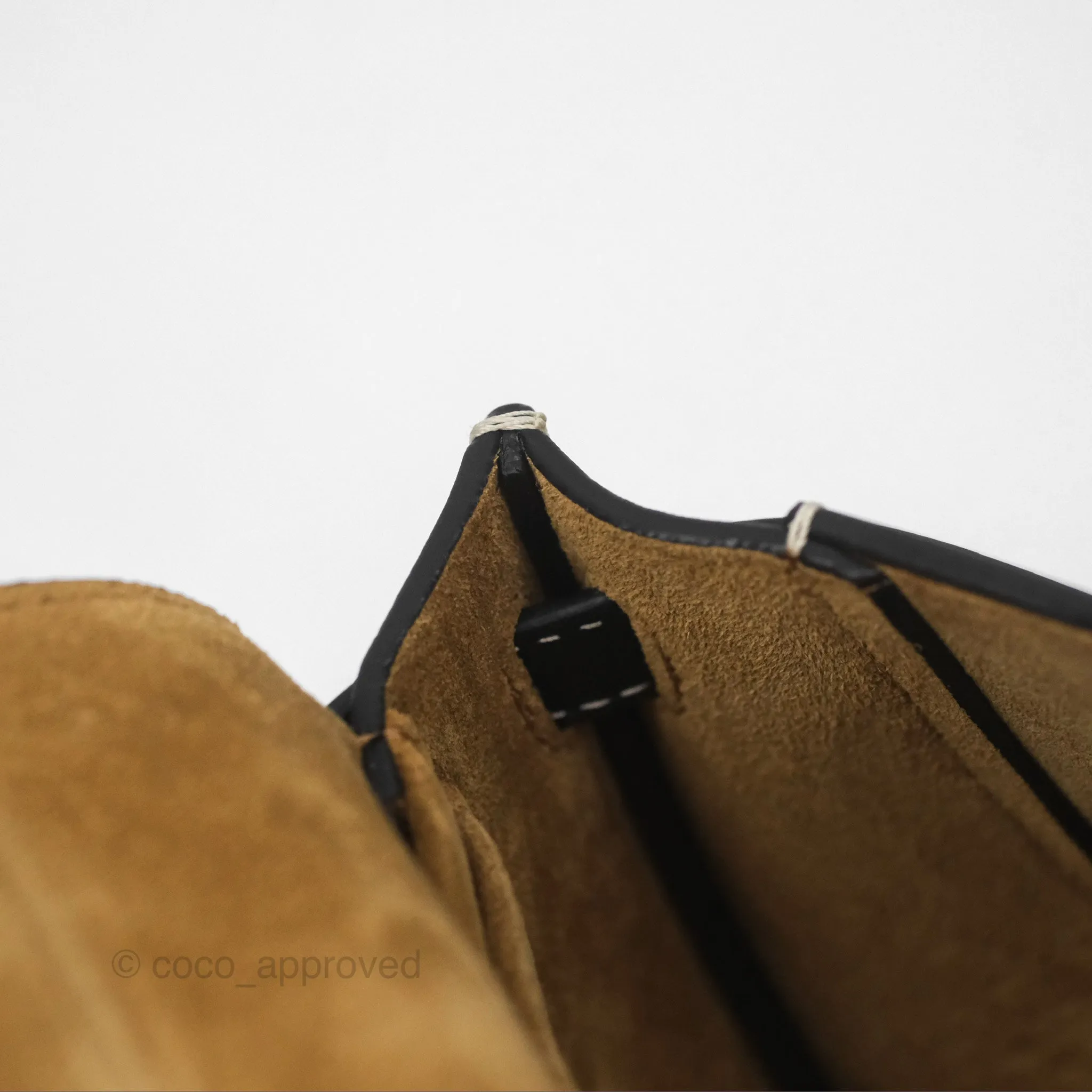 Loewe Mini Gate Belt Bag in Soft Calfskin Black