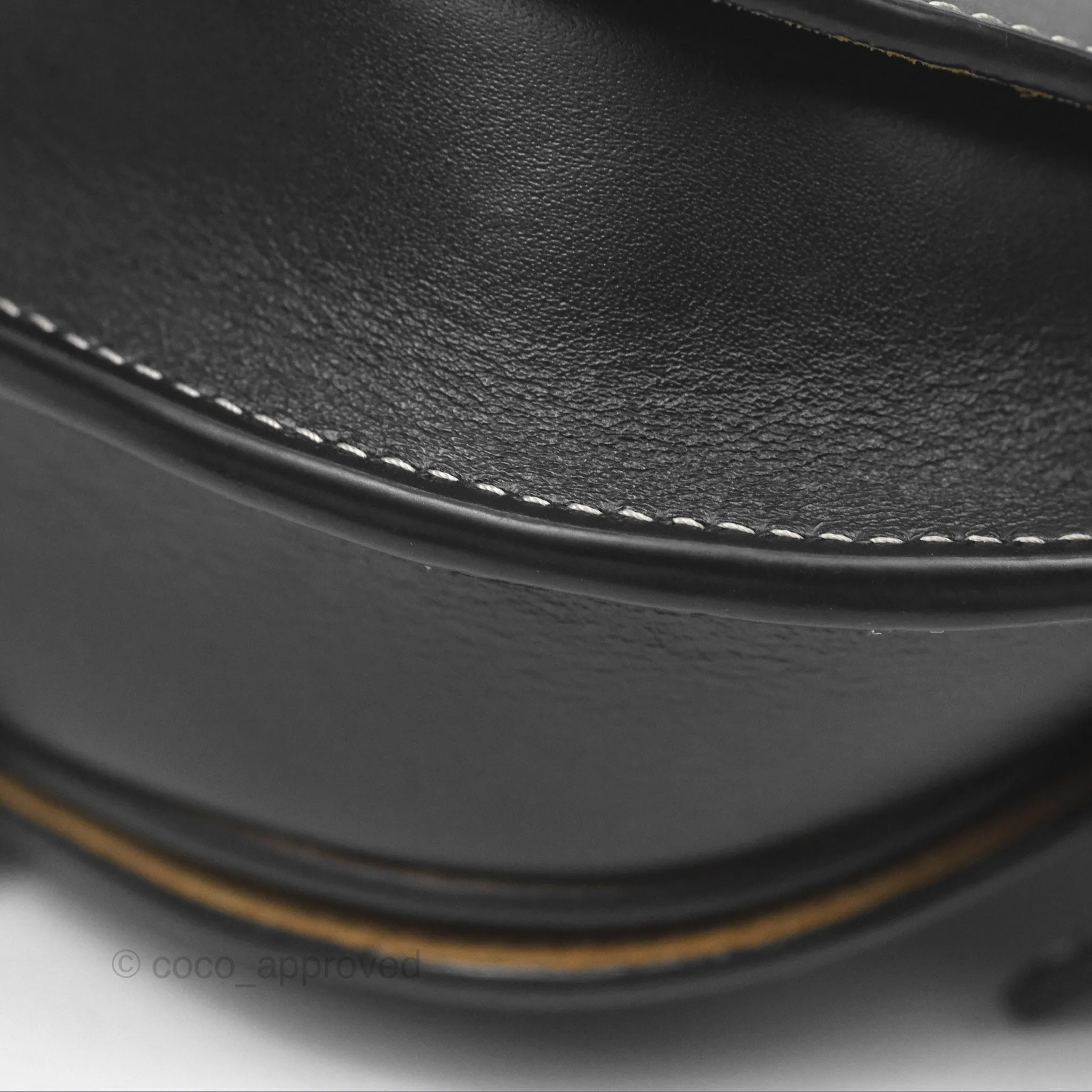 Loewe Mini Gate Belt Bag in Soft Calfskin Black