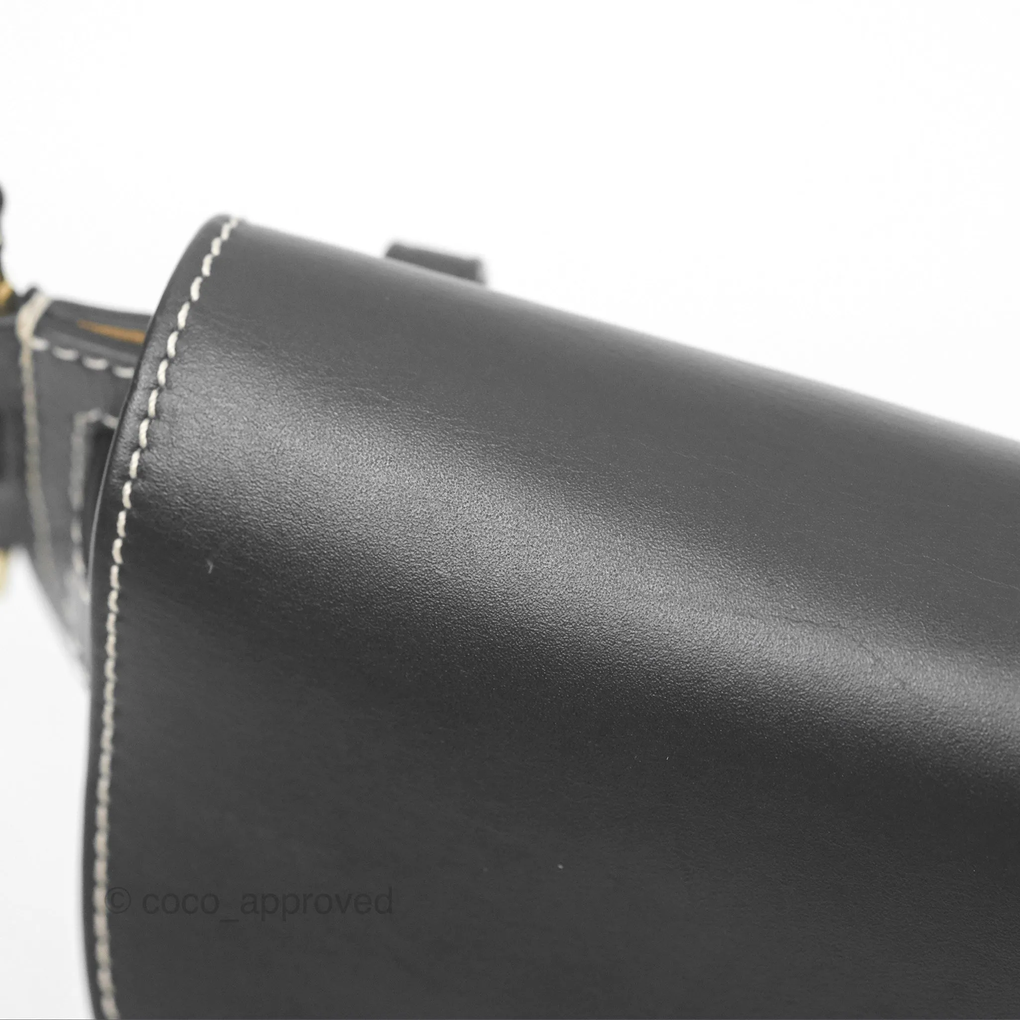 Loewe Mini Gate Belt Bag in Soft Calfskin Black