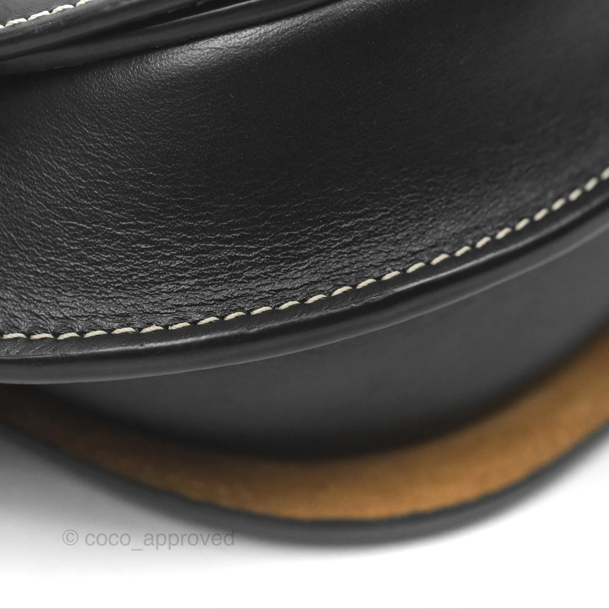 Loewe Mini Gate Belt Bag in Soft Calfskin Black