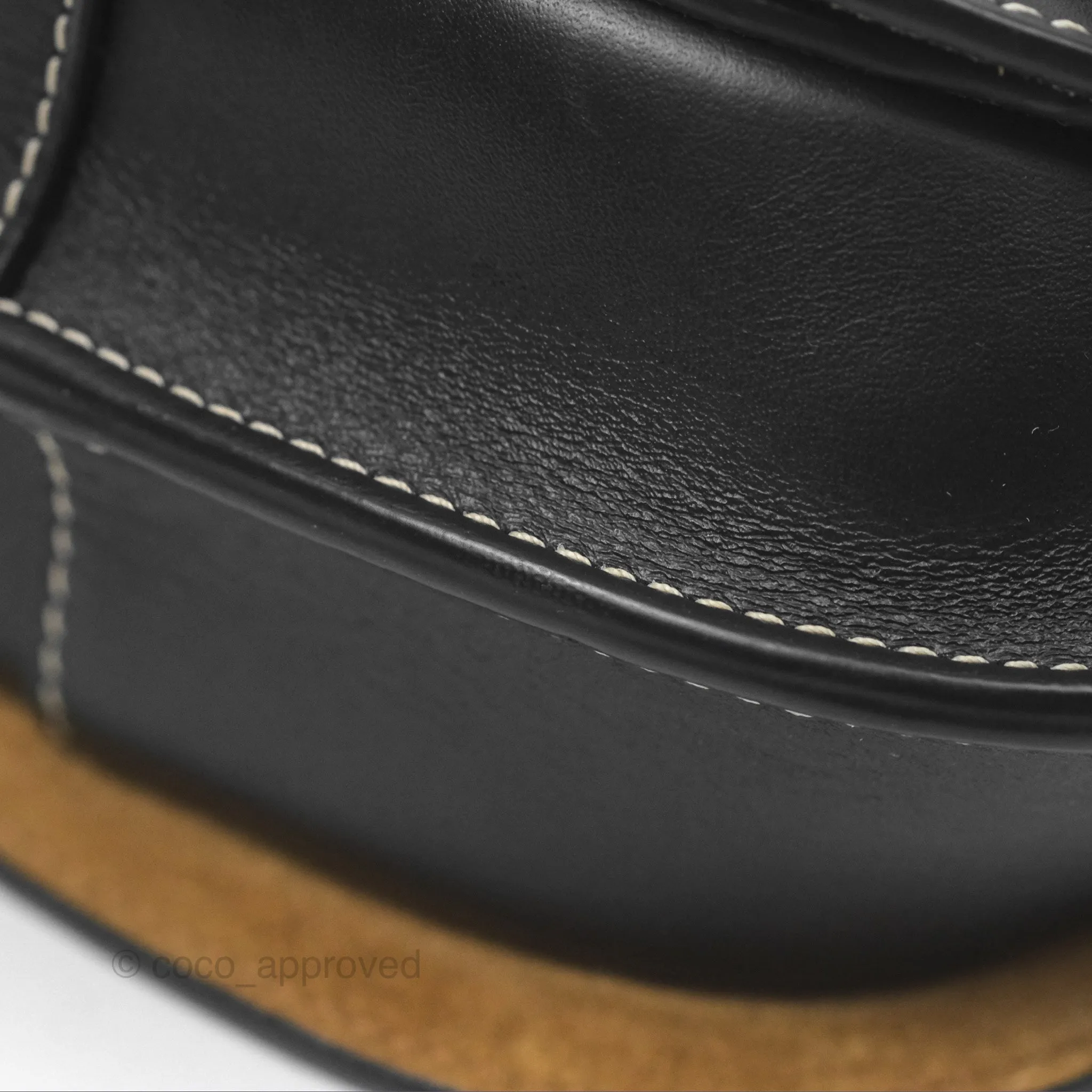 Loewe Mini Gate Belt Bag in Soft Calfskin Black