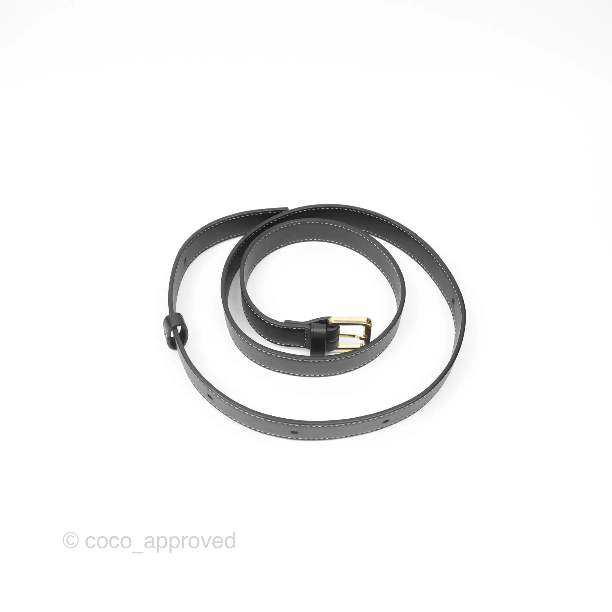 Loewe Mini Gate Belt Bag in Soft Calfskin Black