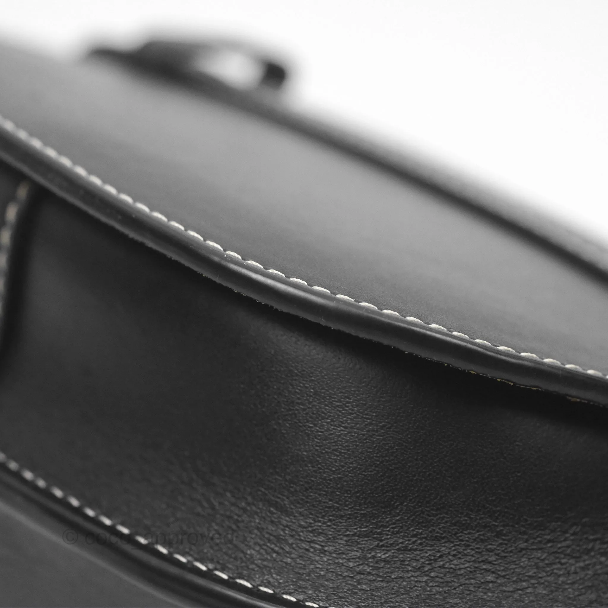 Loewe Mini Gate Belt Bag in Soft Calfskin Black
