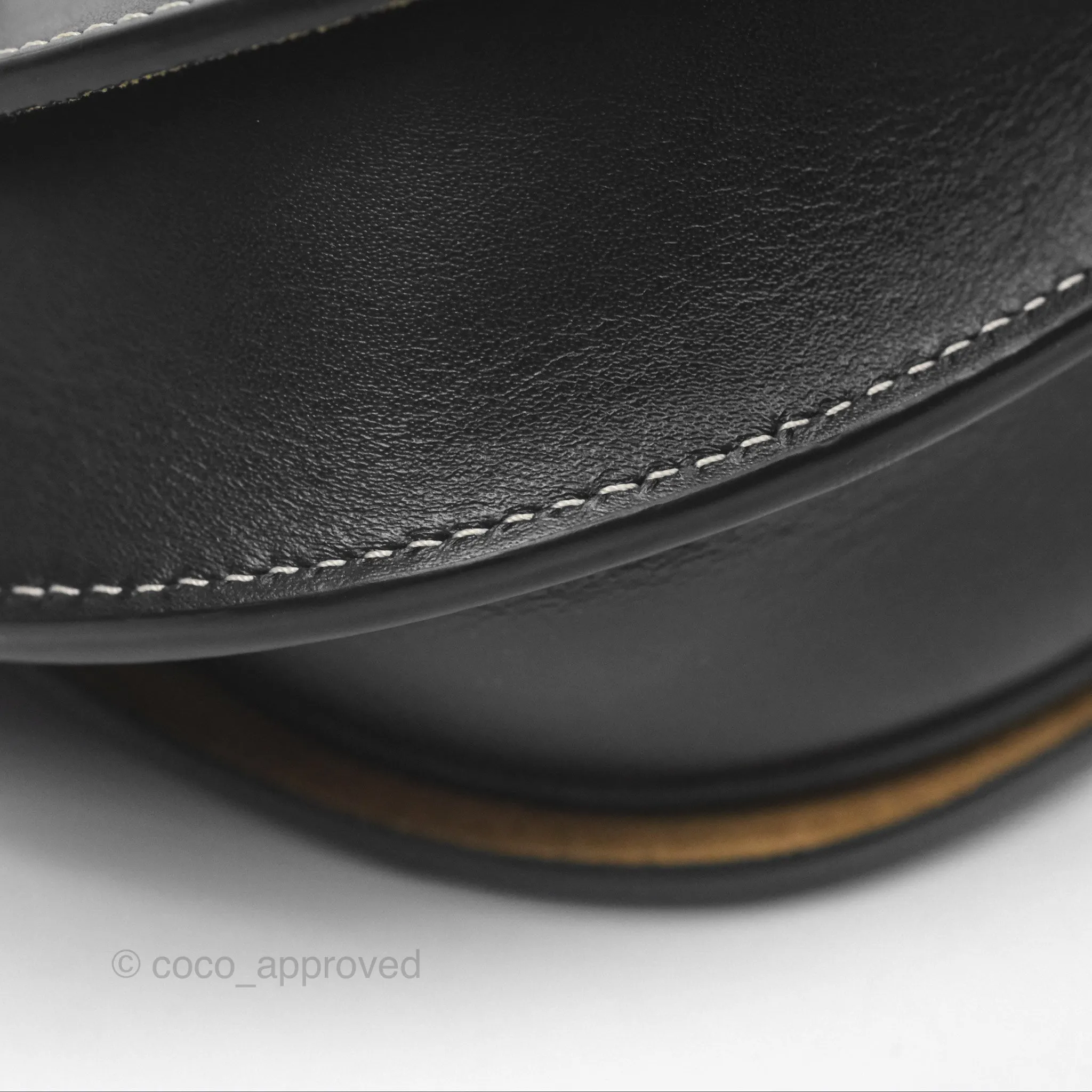 Loewe Mini Gate Belt Bag in Soft Calfskin Black