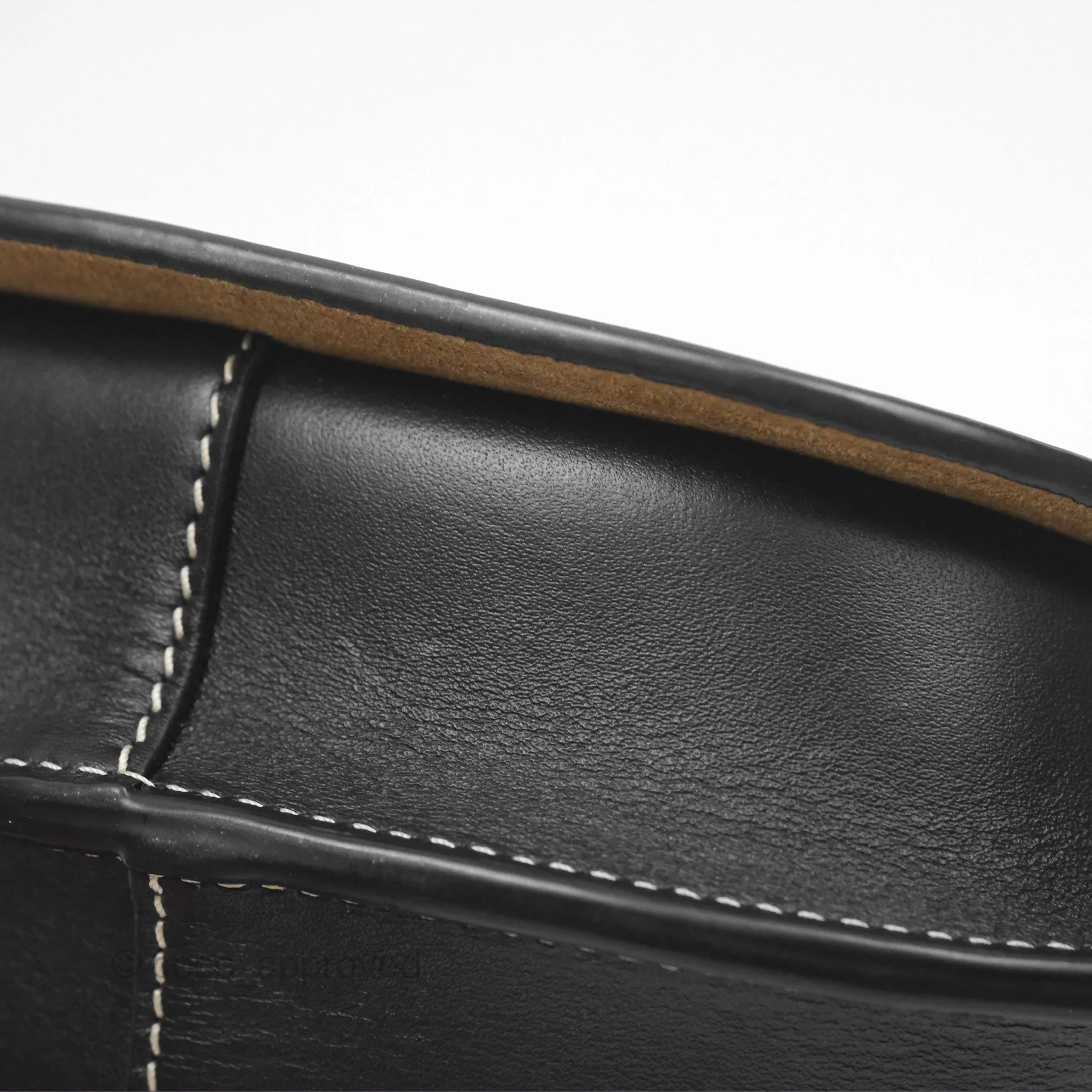 Loewe Mini Gate Belt Bag in Soft Calfskin Black