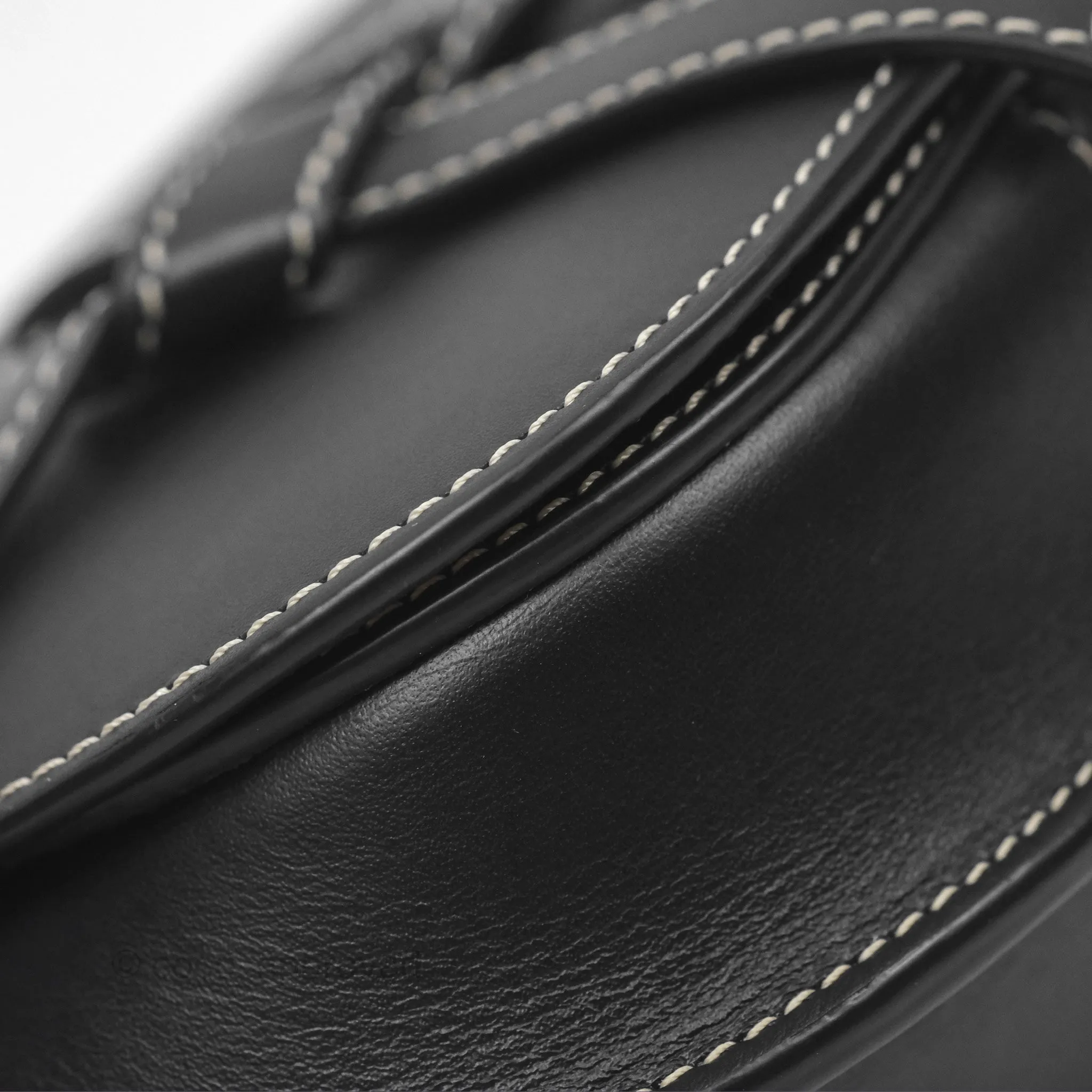Loewe Mini Gate Belt Bag in Soft Calfskin Black