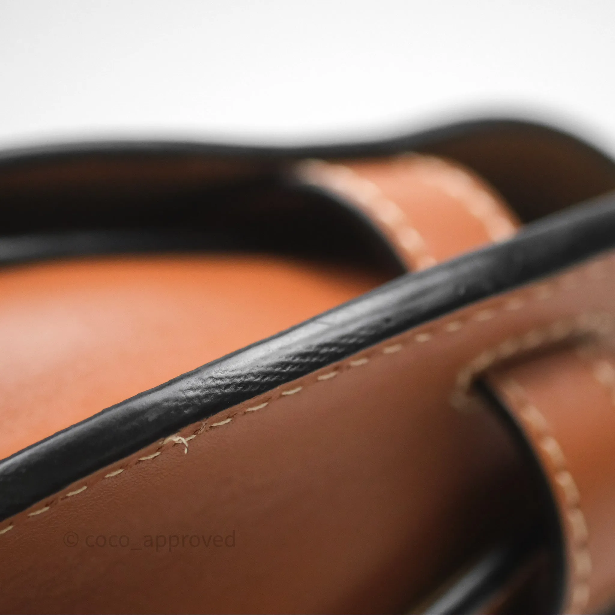 Loewe Mini Gate Belt Bag in Soft Calfskin Brown