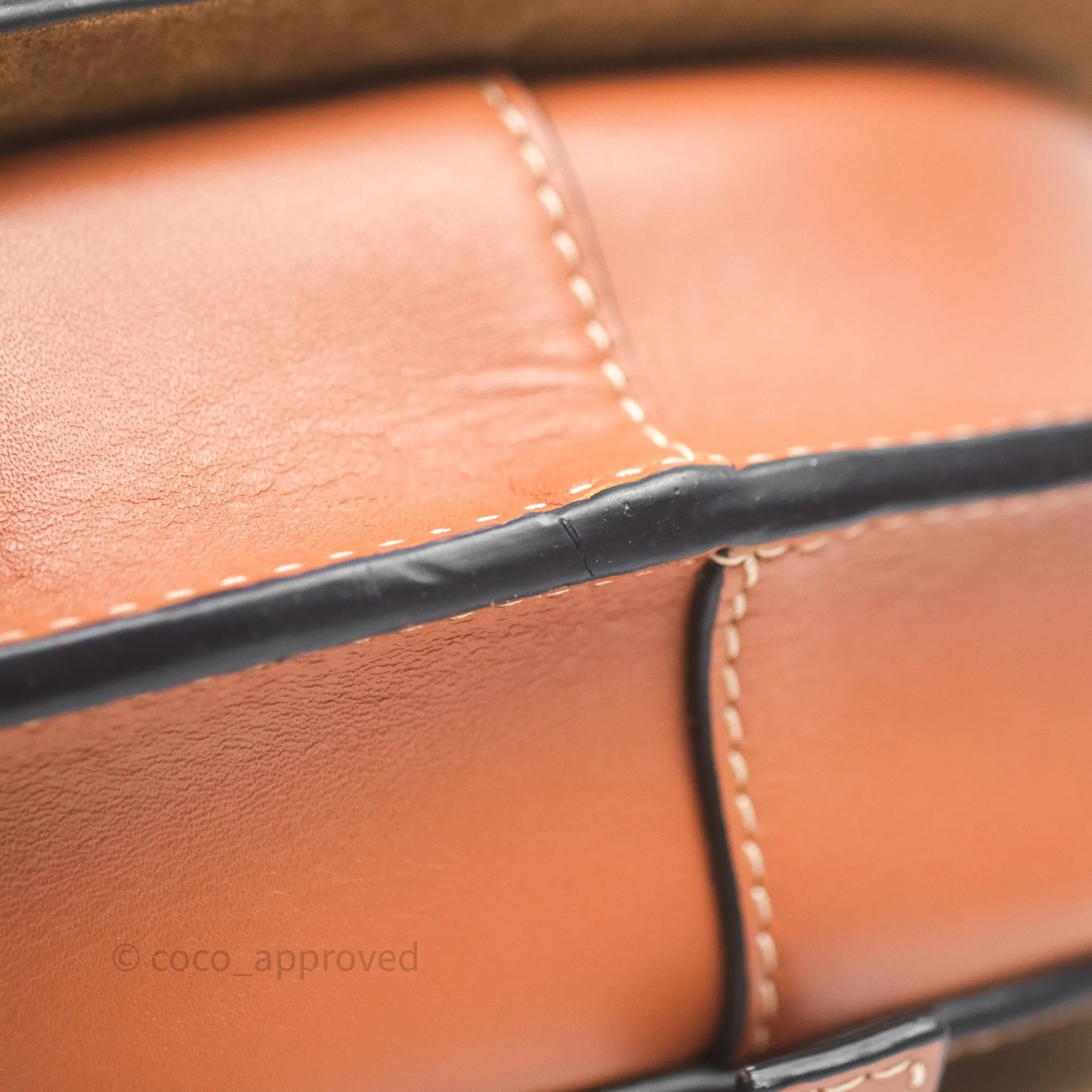Loewe Mini Gate Belt Bag in Soft Calfskin Brown