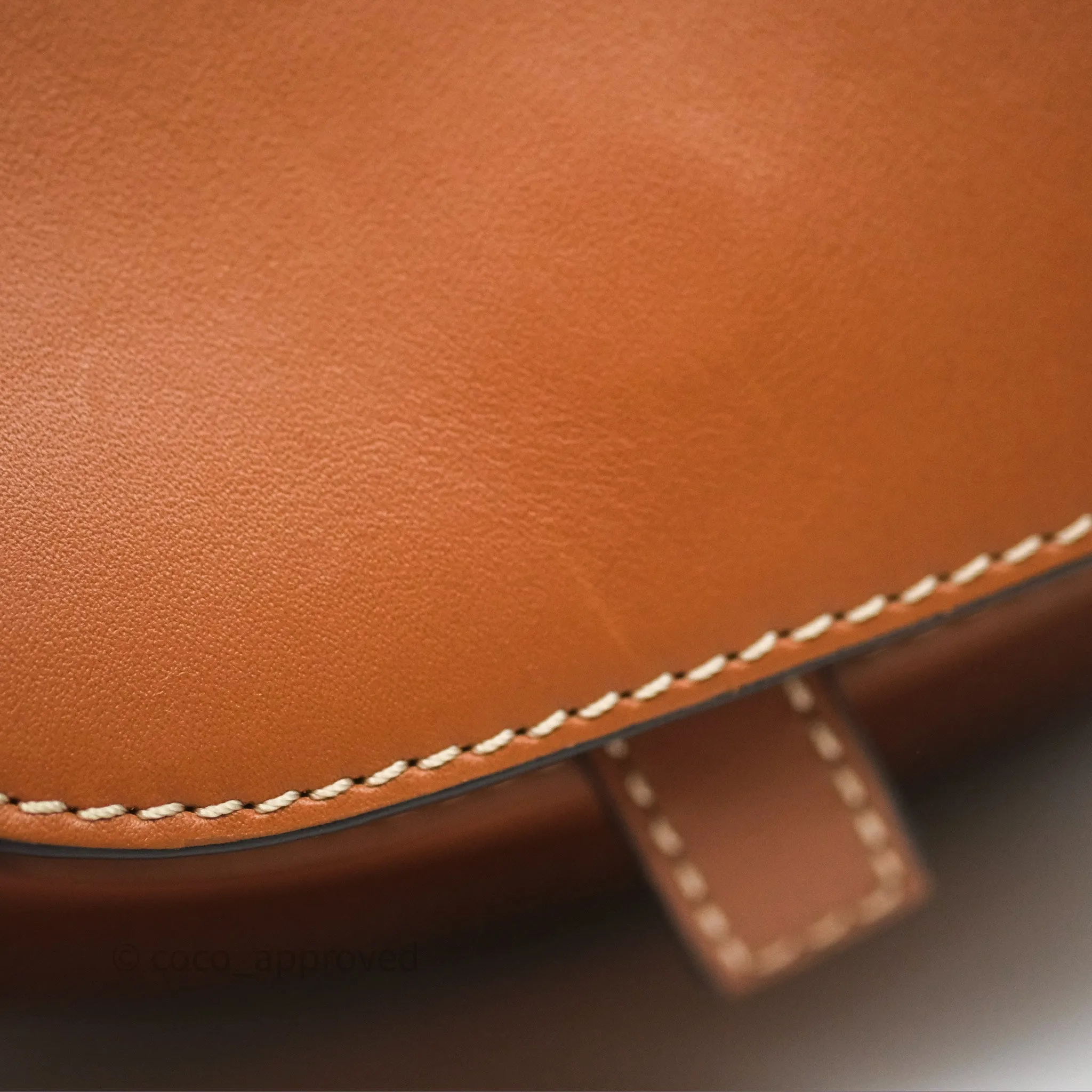 Loewe Mini Gate Belt Bag in Soft Calfskin Brown