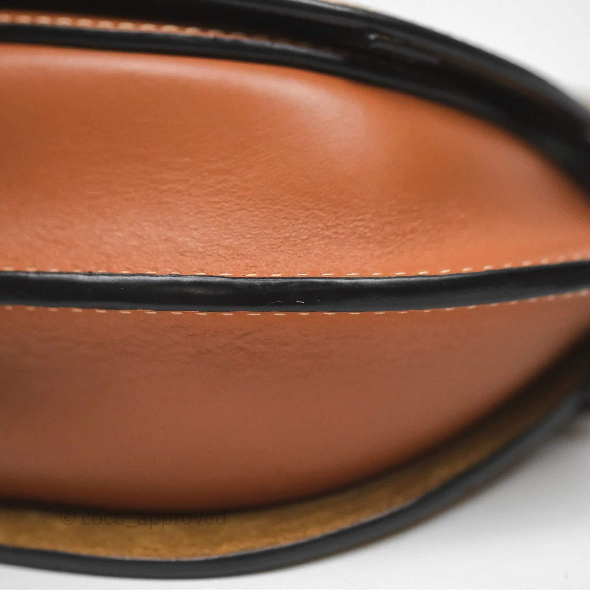 Loewe Mini Gate Belt Bag in Soft Calfskin Brown
