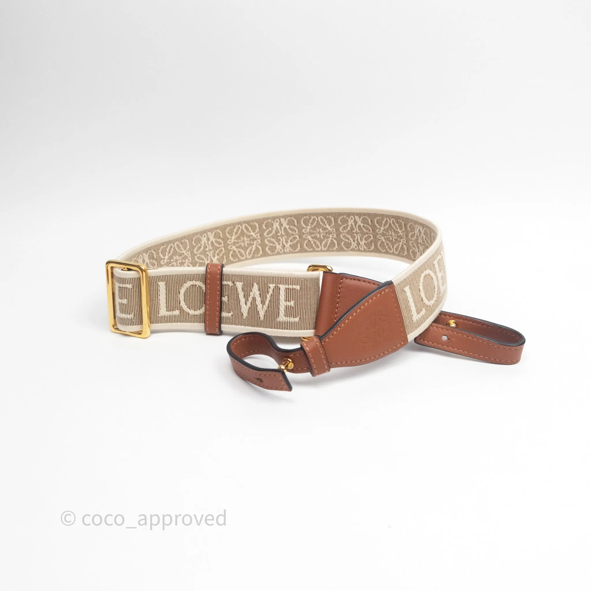 Loewe Mini Gate Belt Bag in Soft Calfskin Brown