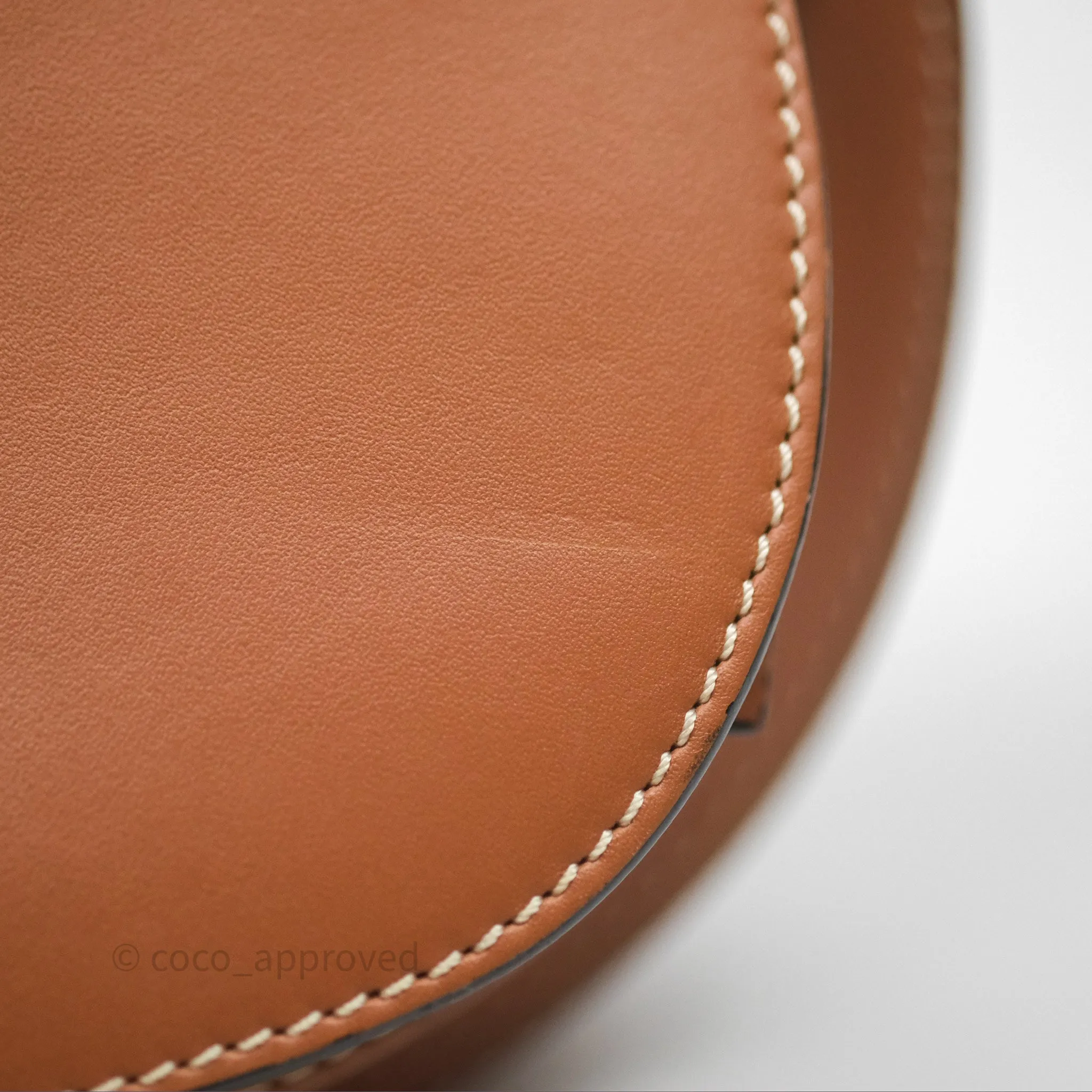 Loewe Mini Gate Belt Bag in Soft Calfskin Brown