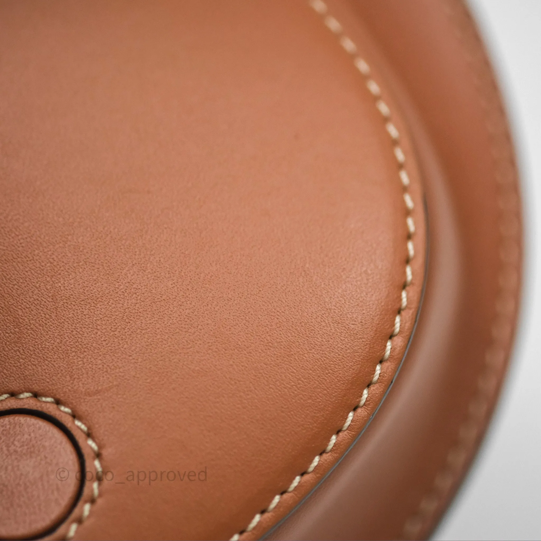 Loewe Mini Gate Belt Bag in Soft Calfskin Brown