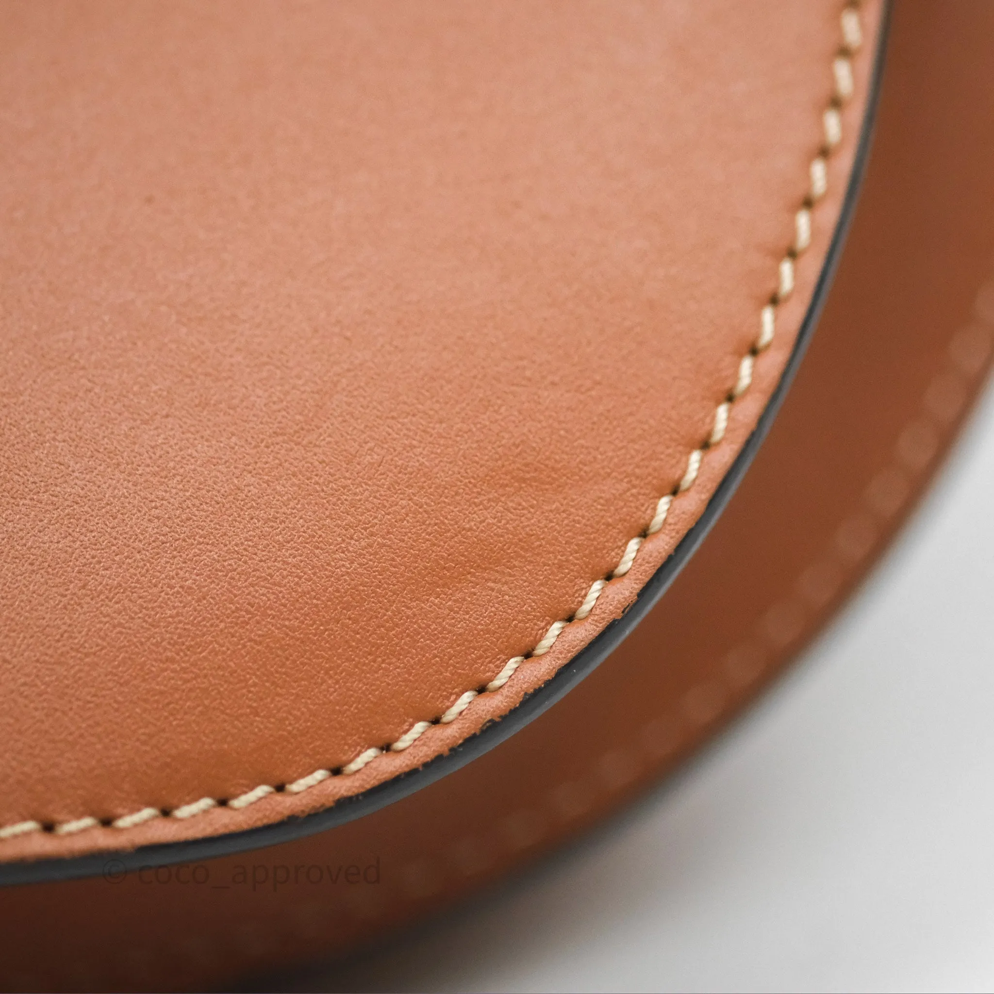 Loewe Mini Gate Belt Bag in Soft Calfskin Brown