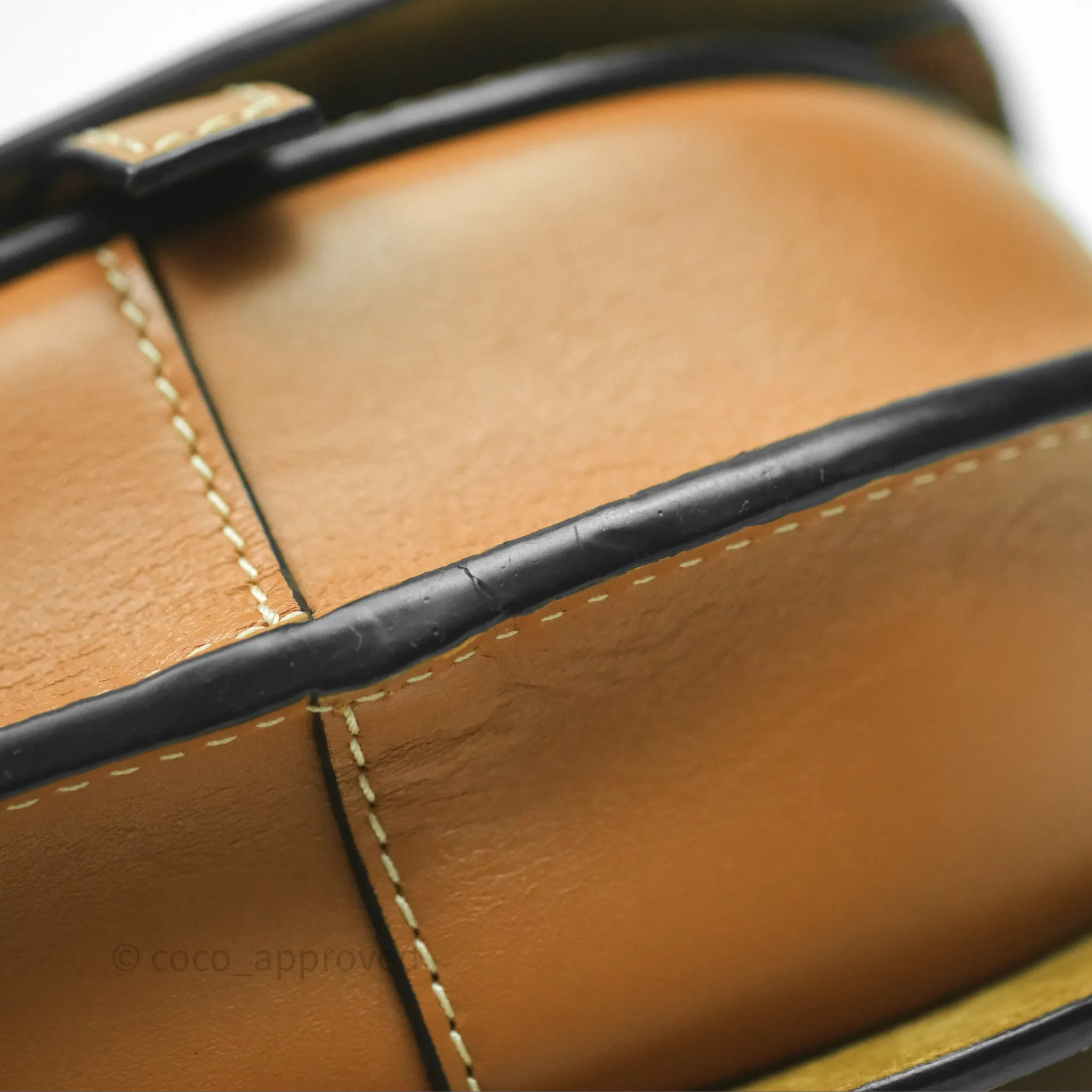Loewe Mini Gate Belt Bag in Soft Calfskin Brown