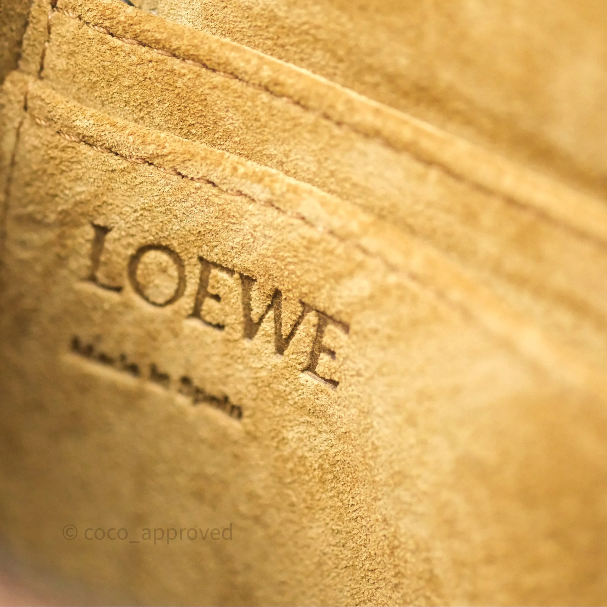 Loewe Mini Gate Belt Bag in Soft Calfskin Brown