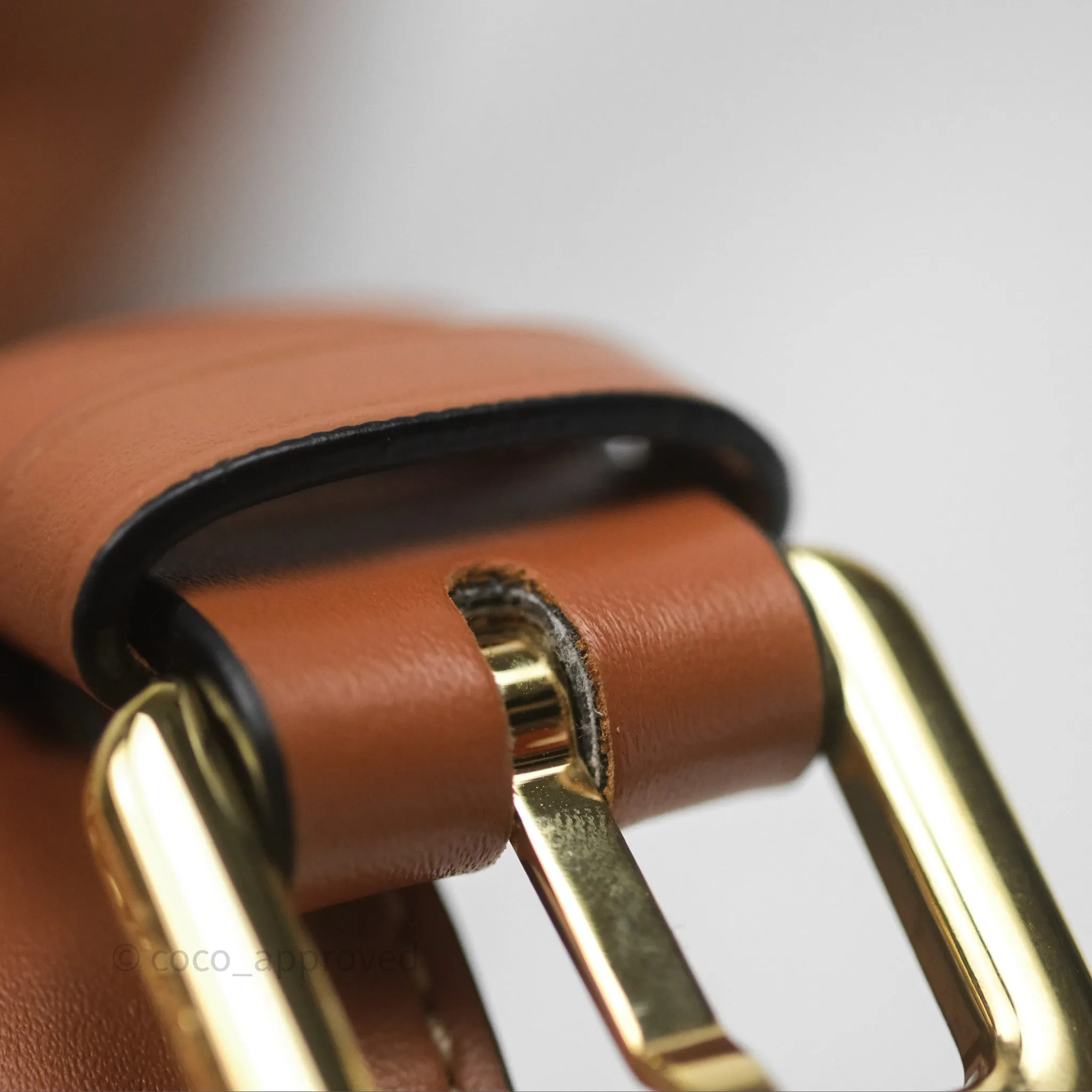 Loewe Mini Gate Belt Bag in Soft Calfskin Brown