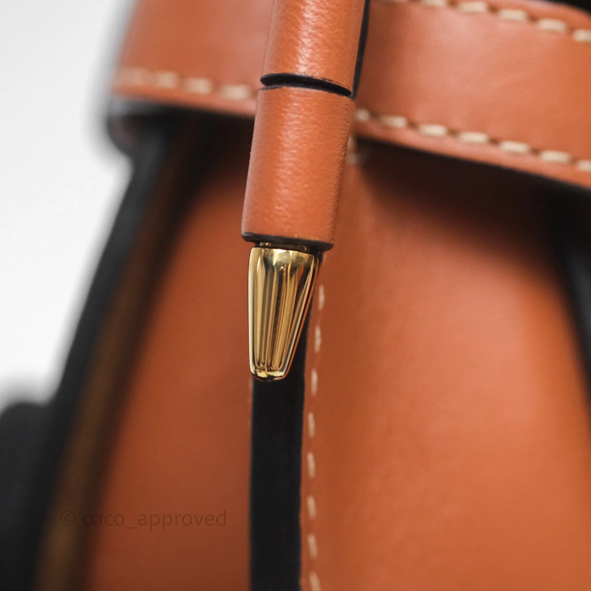 Loewe Mini Gate Belt Bag in Soft Calfskin Brown