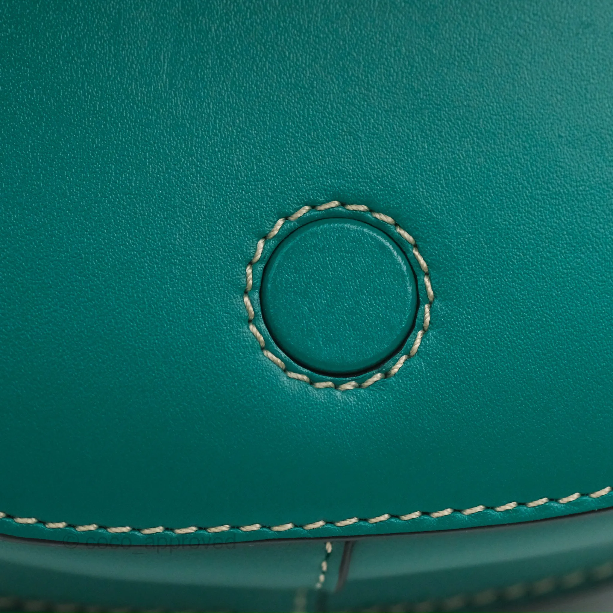 Loewe Mini Gate Belt Bag in Soft Calfskin Green