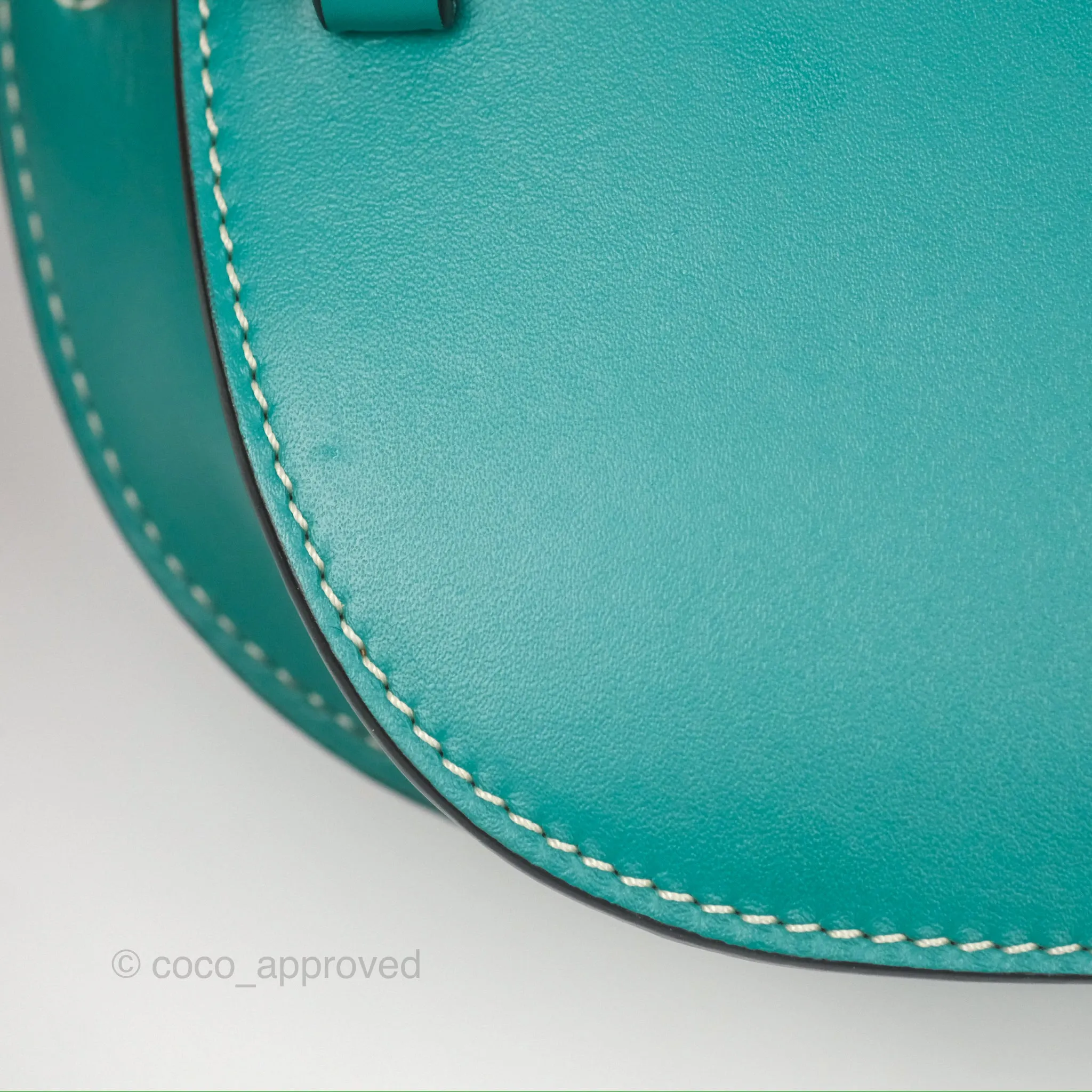 Loewe Mini Gate Belt Bag in Soft Calfskin Green