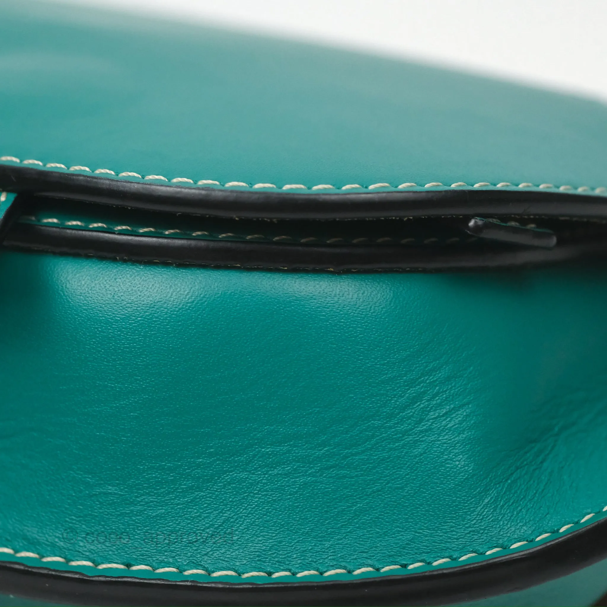Loewe Mini Gate Belt Bag in Soft Calfskin Green