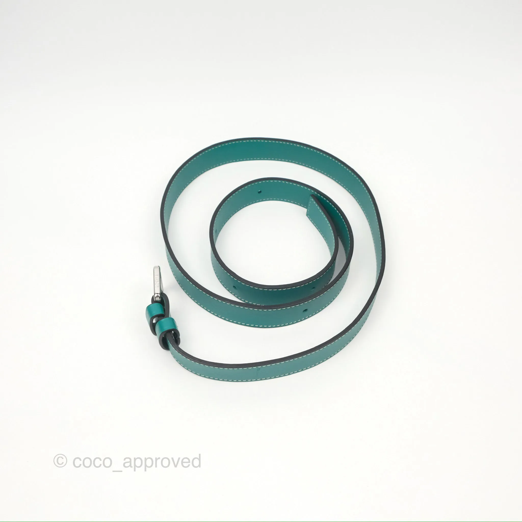 Loewe Mini Gate Belt Bag in Soft Calfskin Green