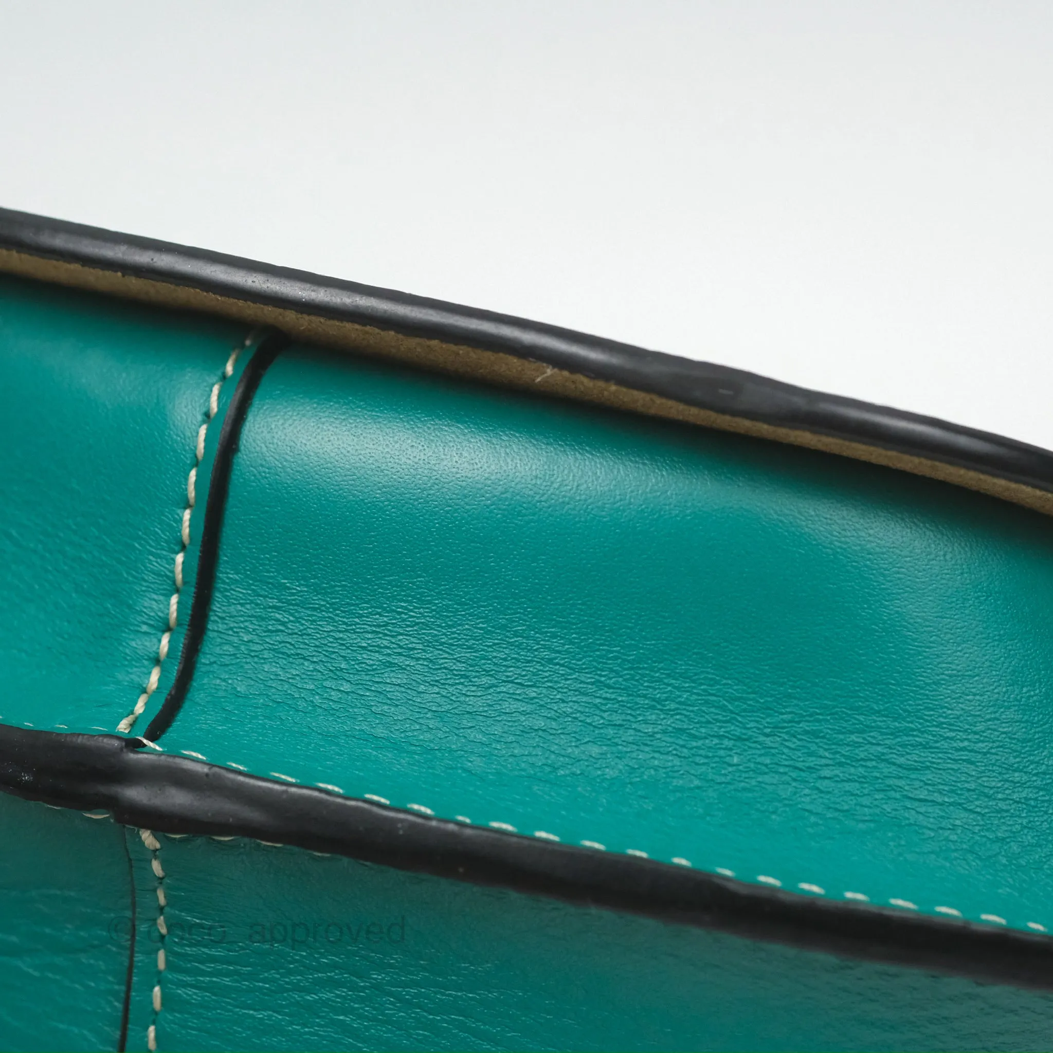 Loewe Mini Gate Belt Bag in Soft Calfskin Green