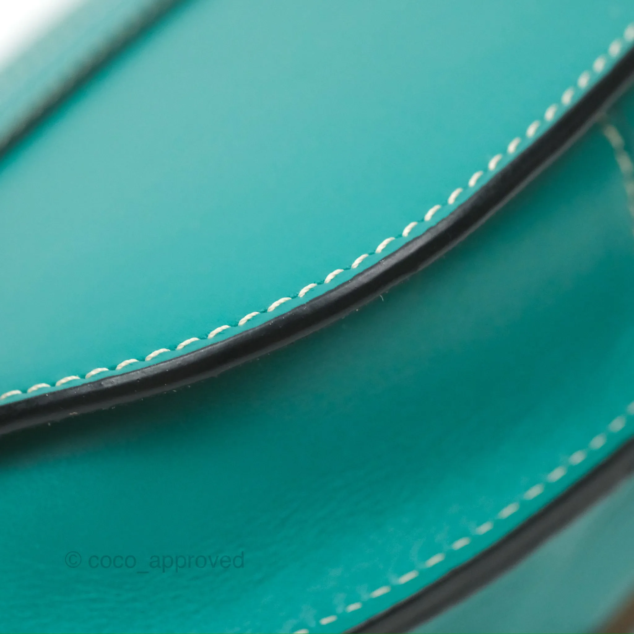 Loewe Mini Gate Belt Bag in Soft Calfskin Green